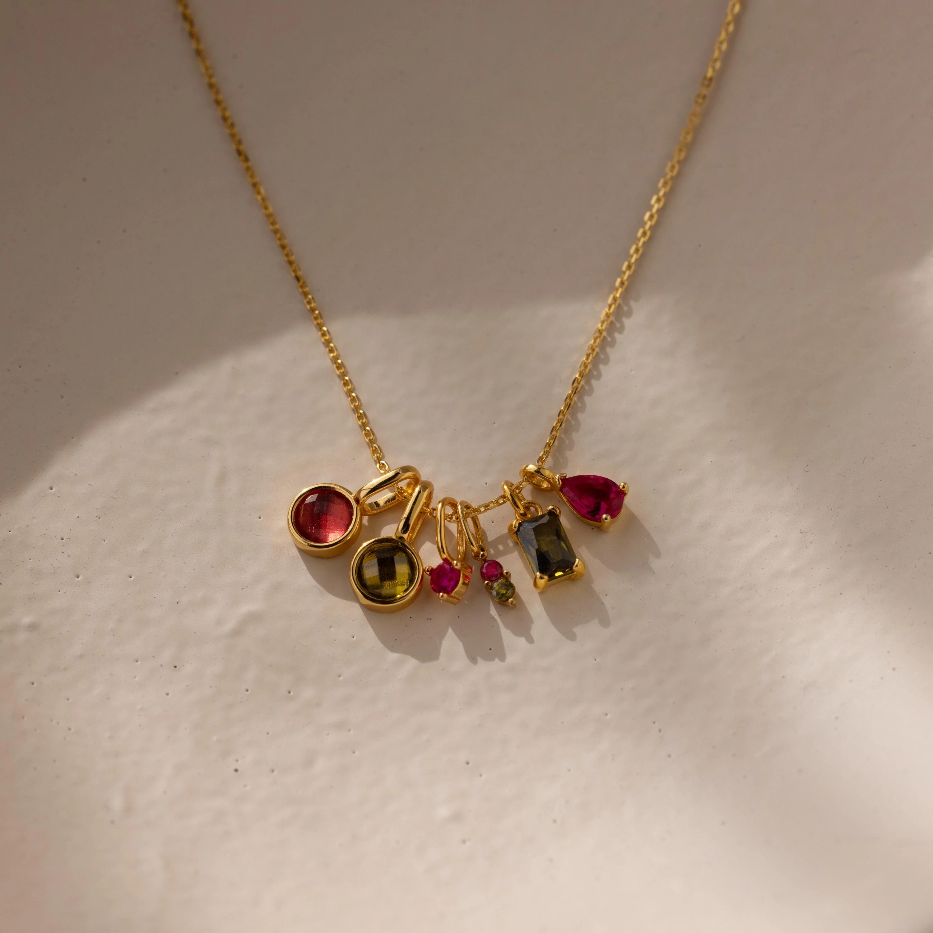 Dainty Duo Birthstone Charm - Image 8