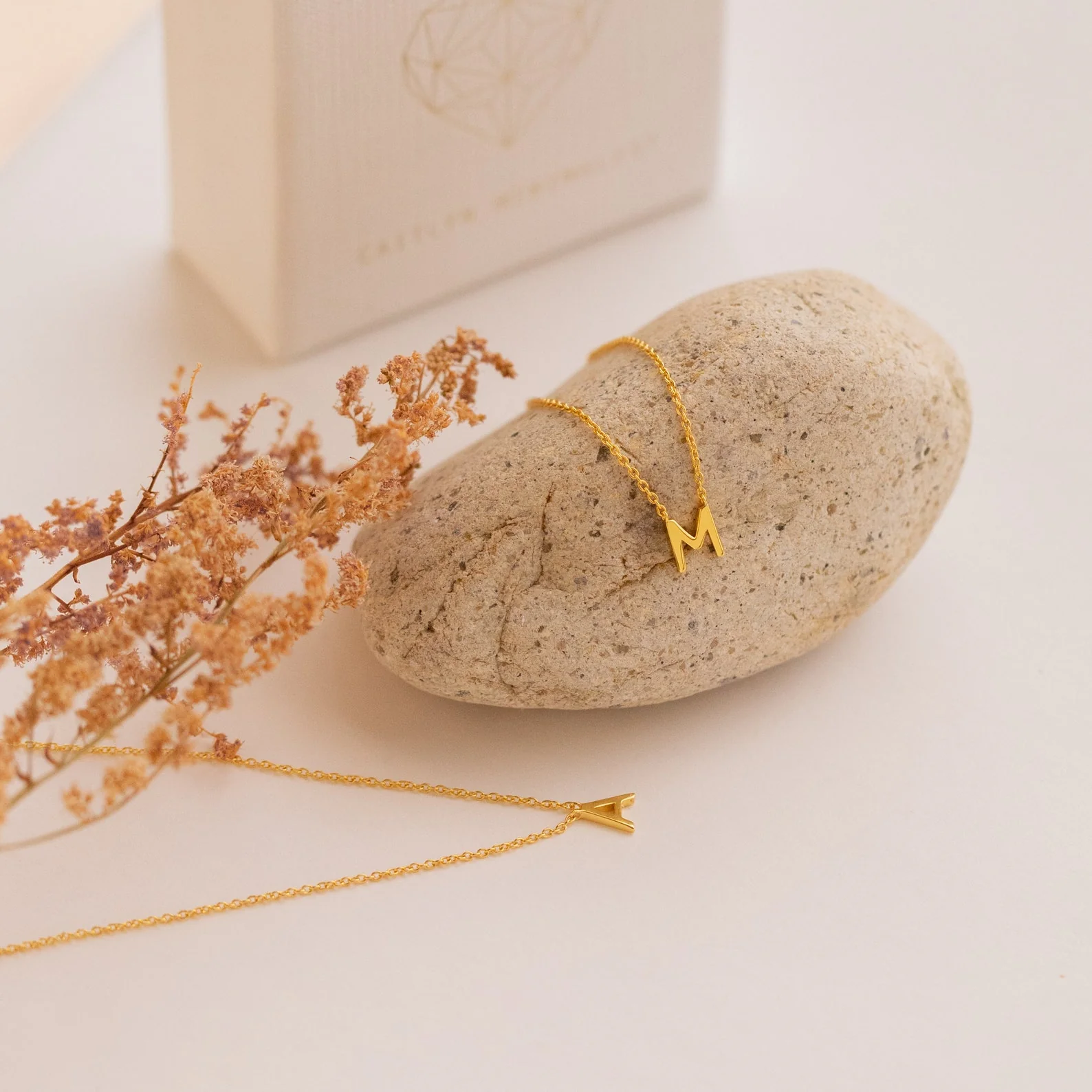 Dainty Initial Necklace - Image 5