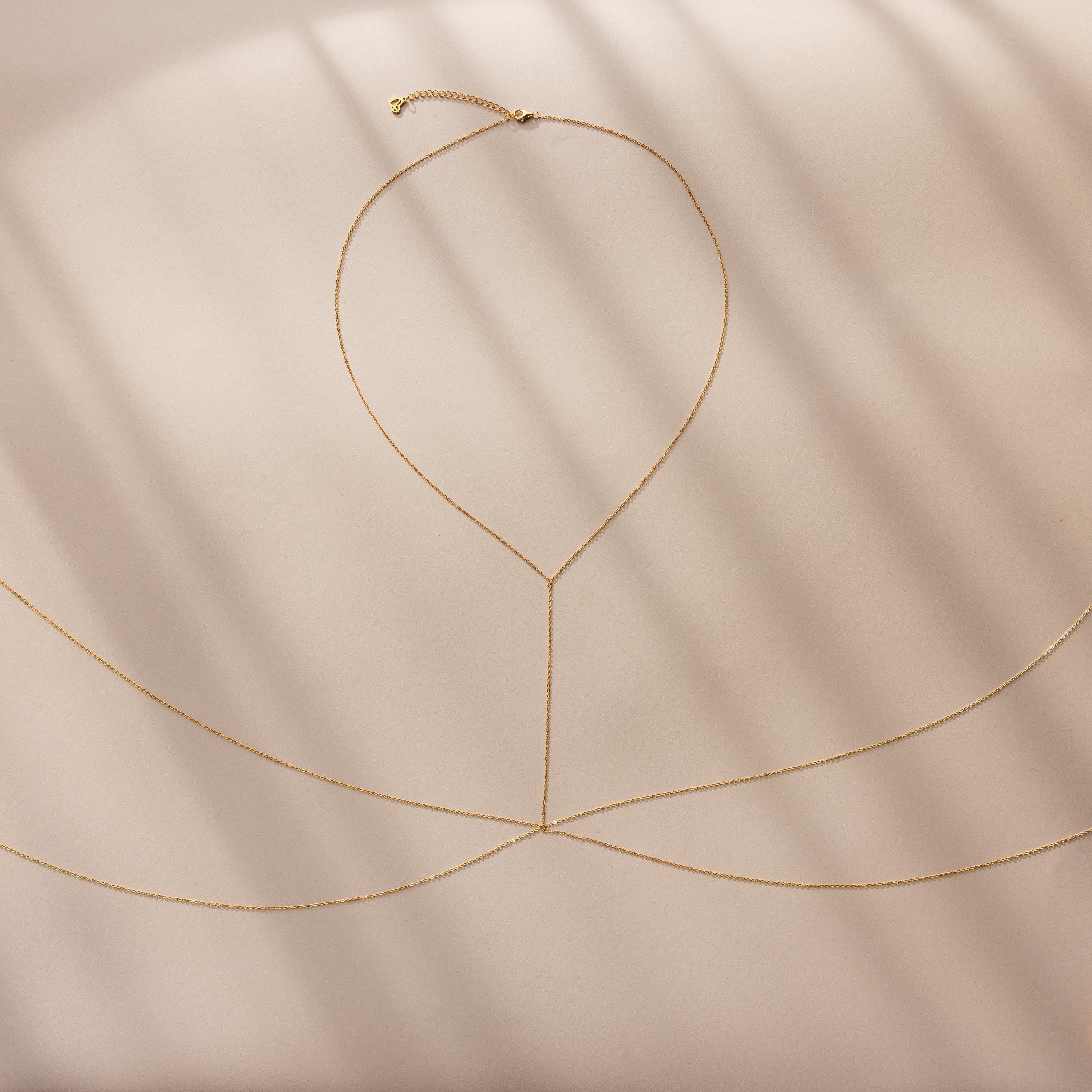 Dainty Layered Body Chain - Image 4