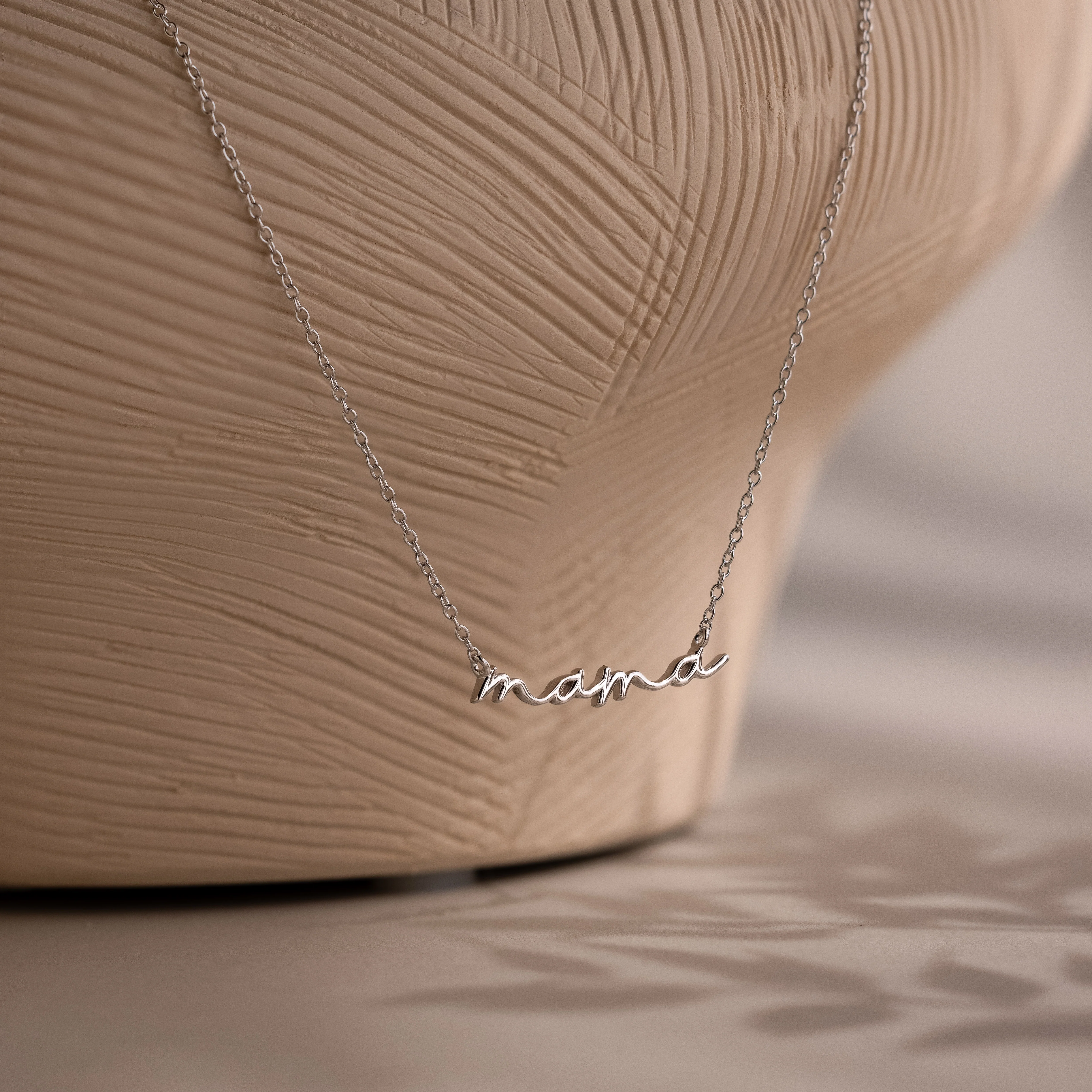 Dainty Mama Necklace in Silver - Image 6