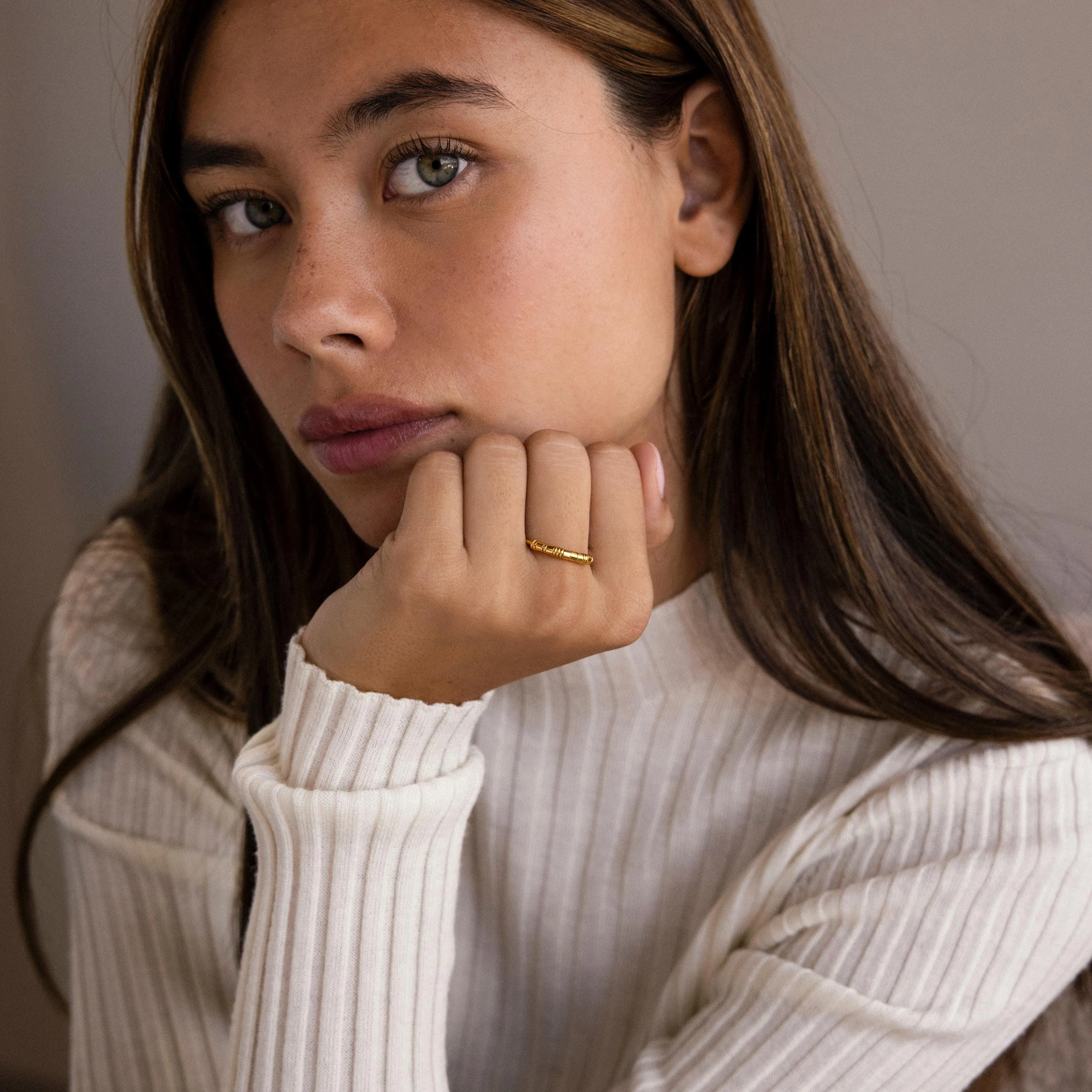 Dainty Morse Code Ring - Image 5