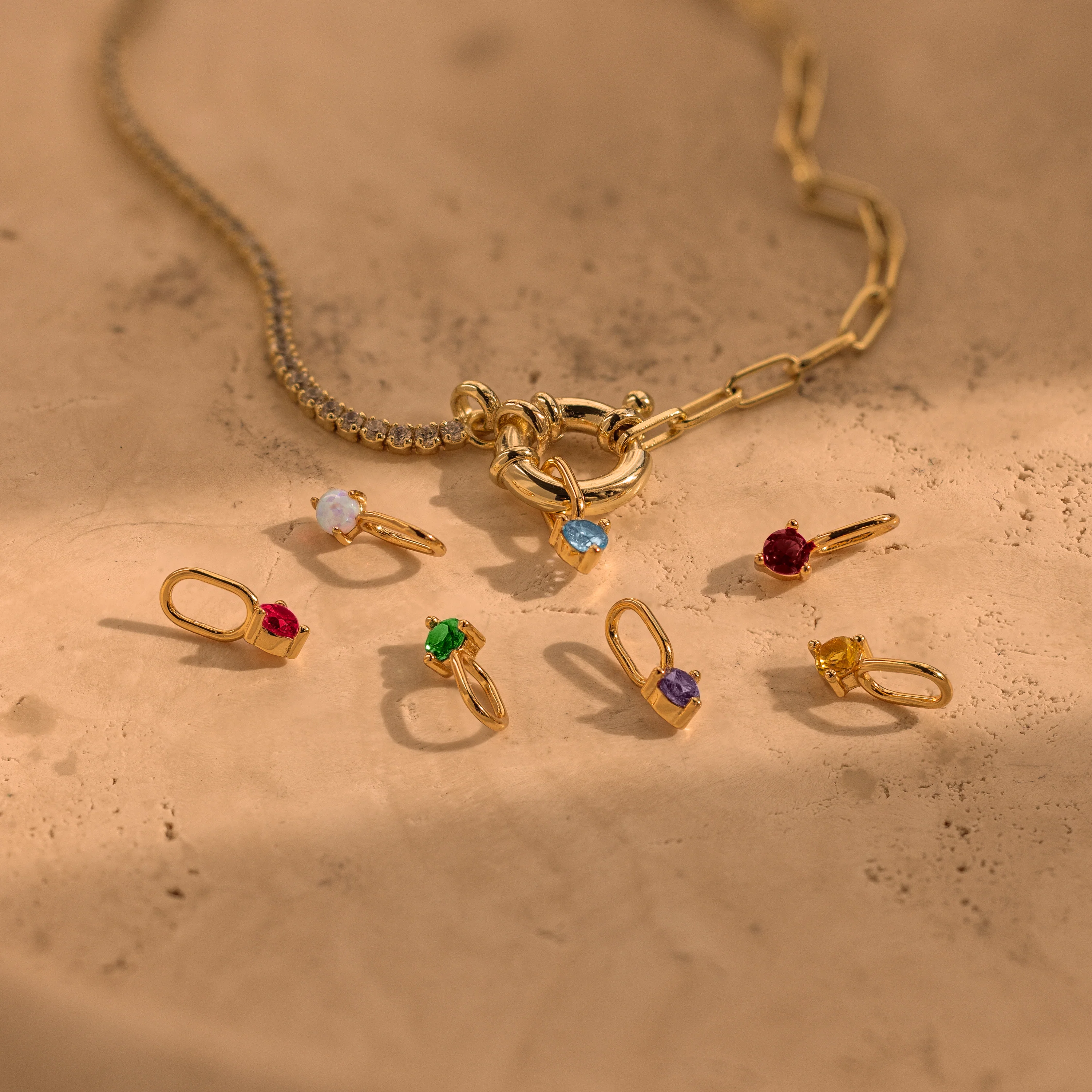 Dainty Opal Charm - Image 5