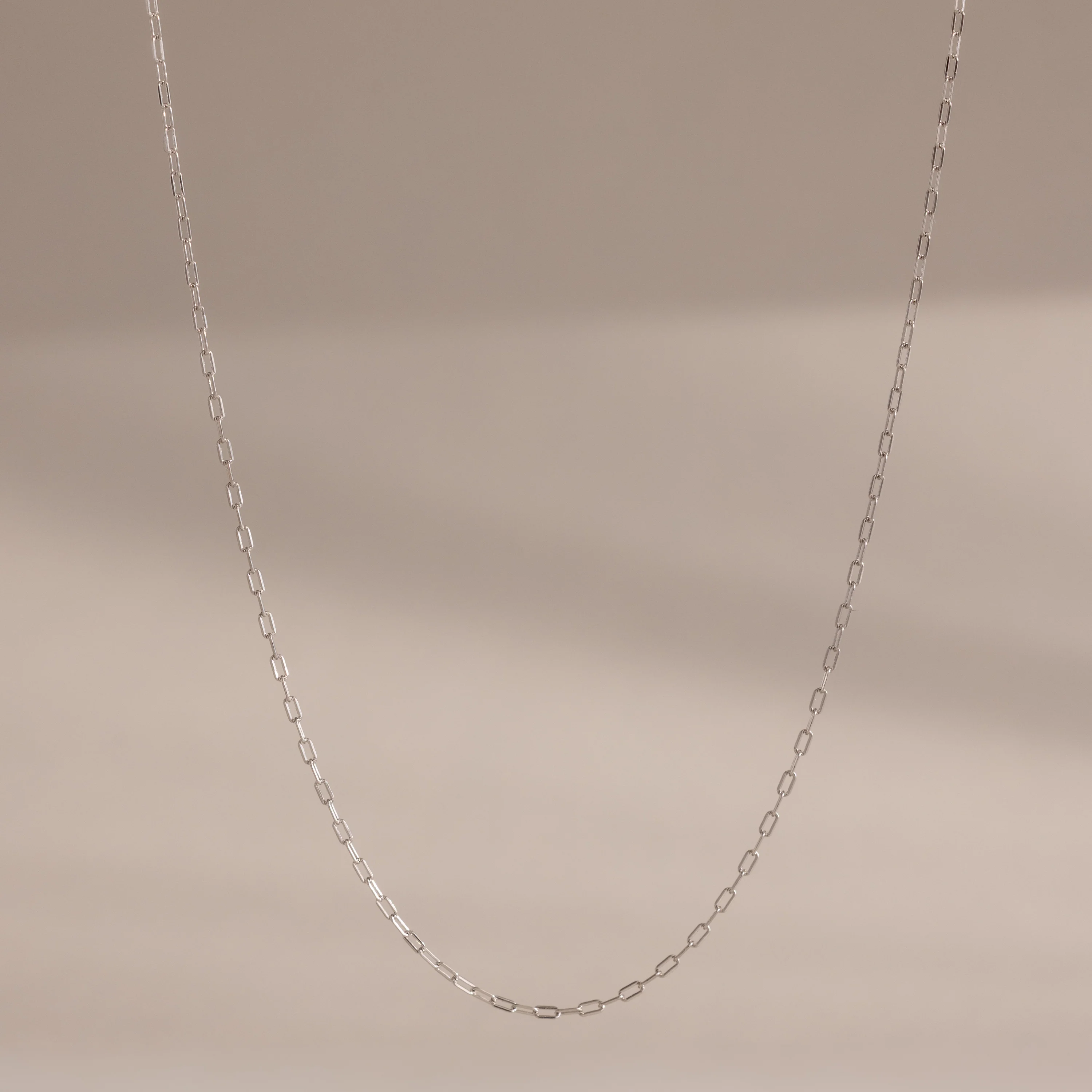 Dainty Paperclip Necklace - Image 2