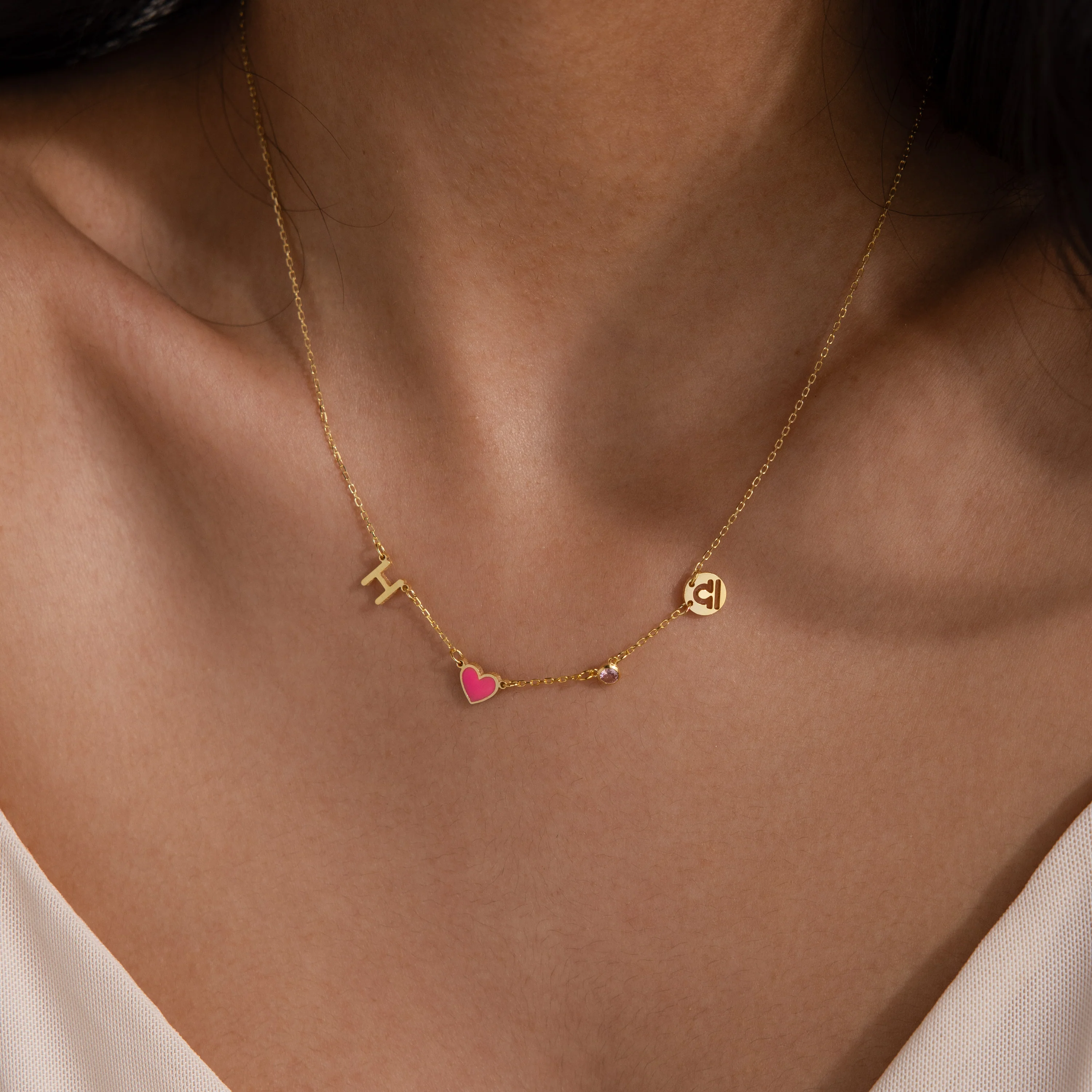 Dainty Space Charm Necklace - Image 2