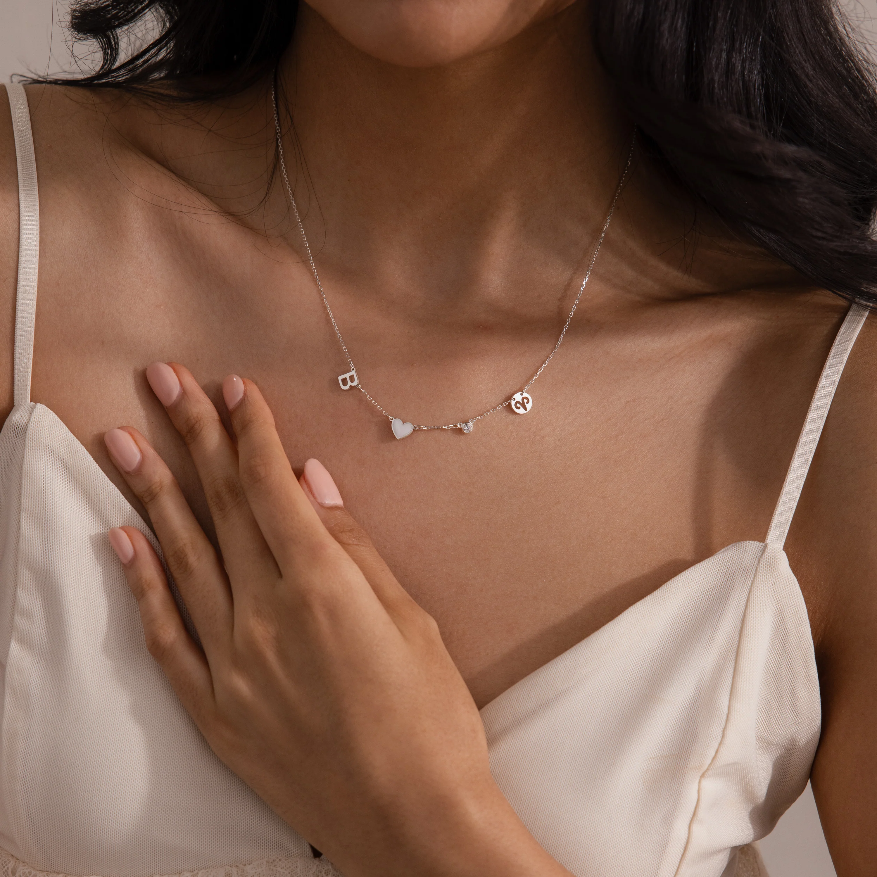 Dainty Space Charm Necklace - Image 4