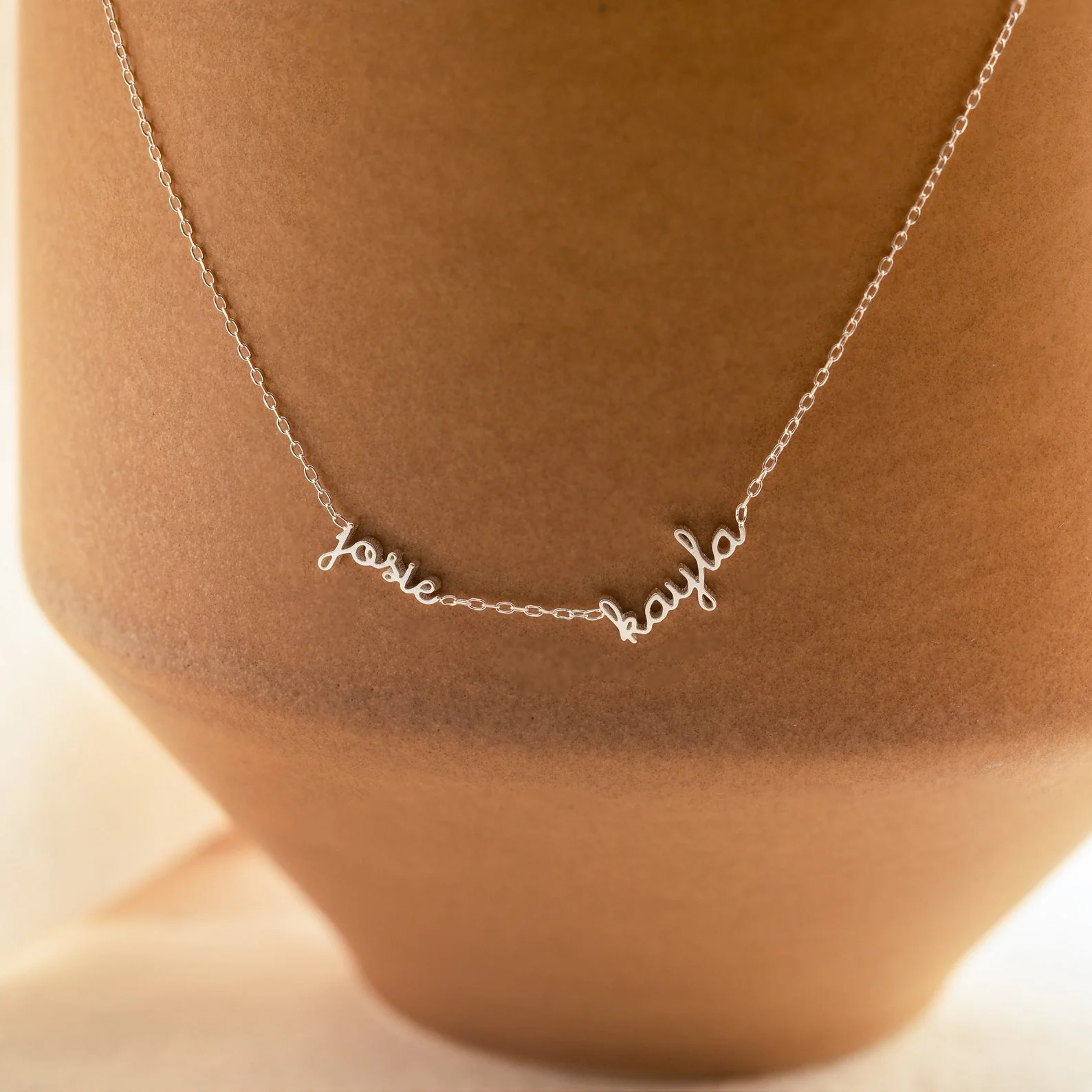 Dainty Tiny Multiple Name Necklace - Image 5