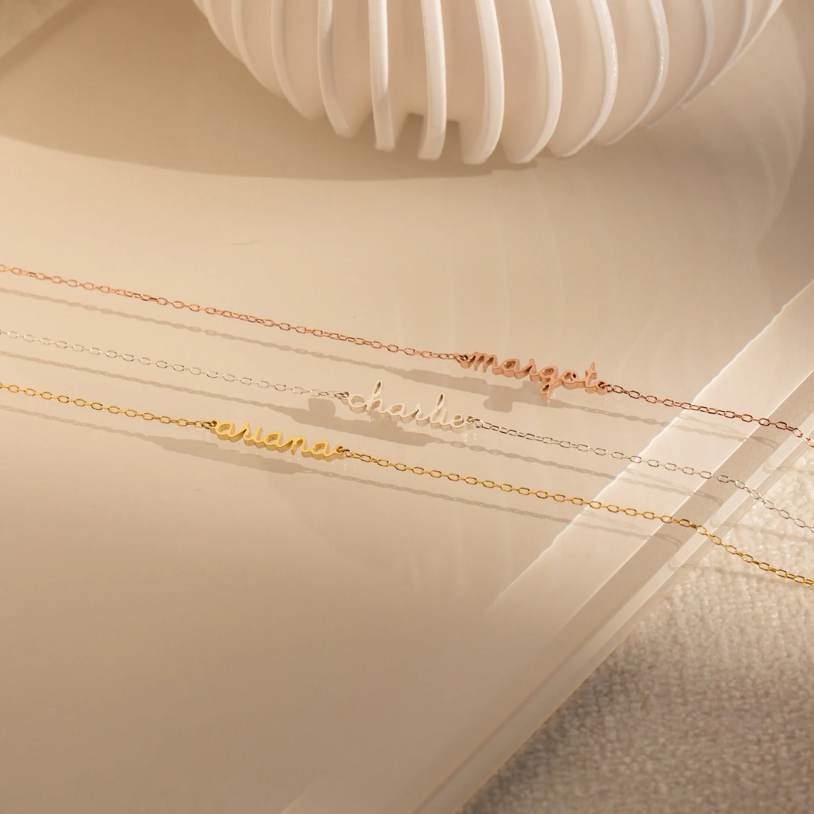 Dainty Tiny Name Bracelet - Image 4
