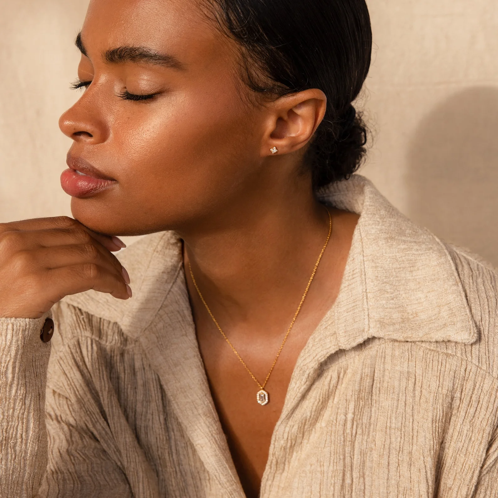 Daydreamer Diamond Studs - Image 6