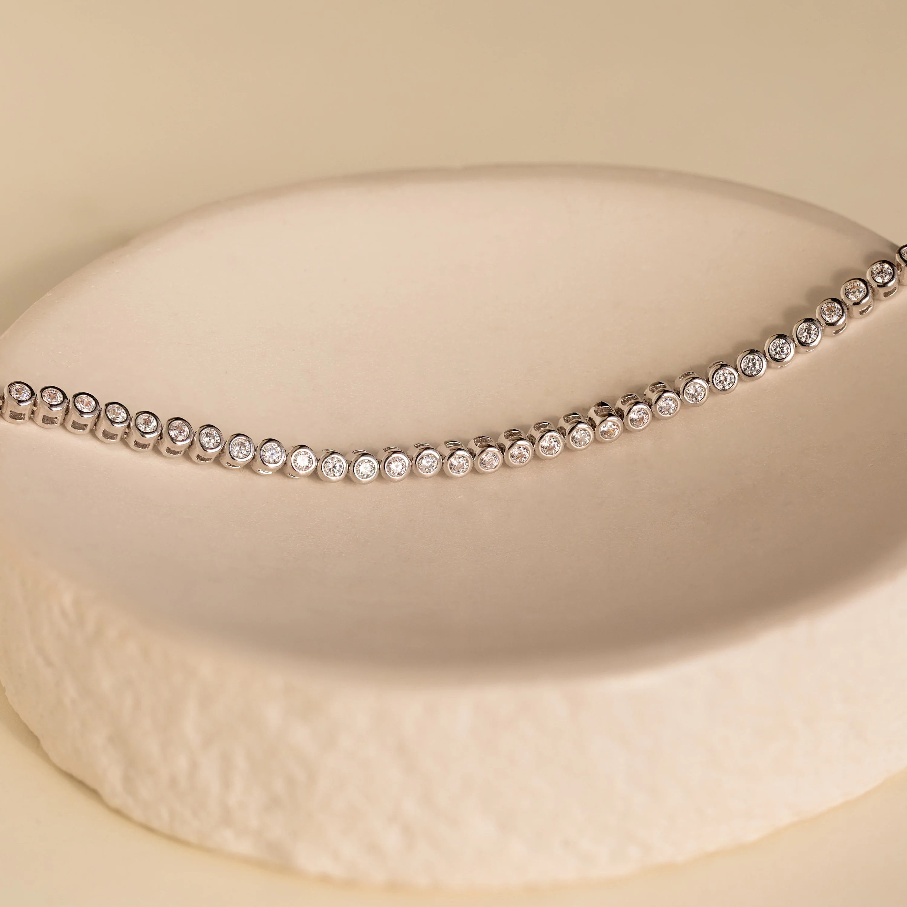 Diamond Bezel Tennis Bracelet - Image 3