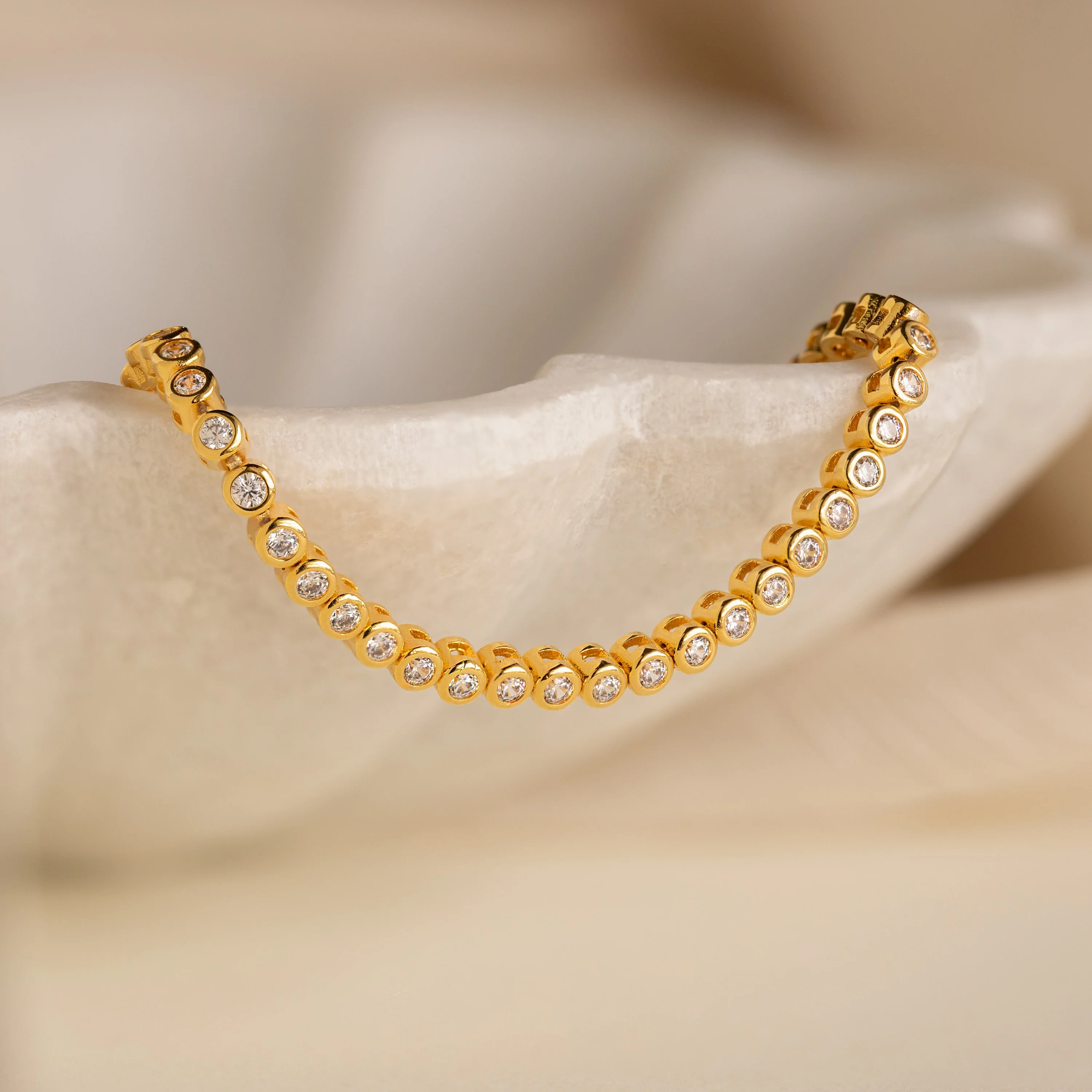 Diamond Bezel Tennis Bracelet - Image 7