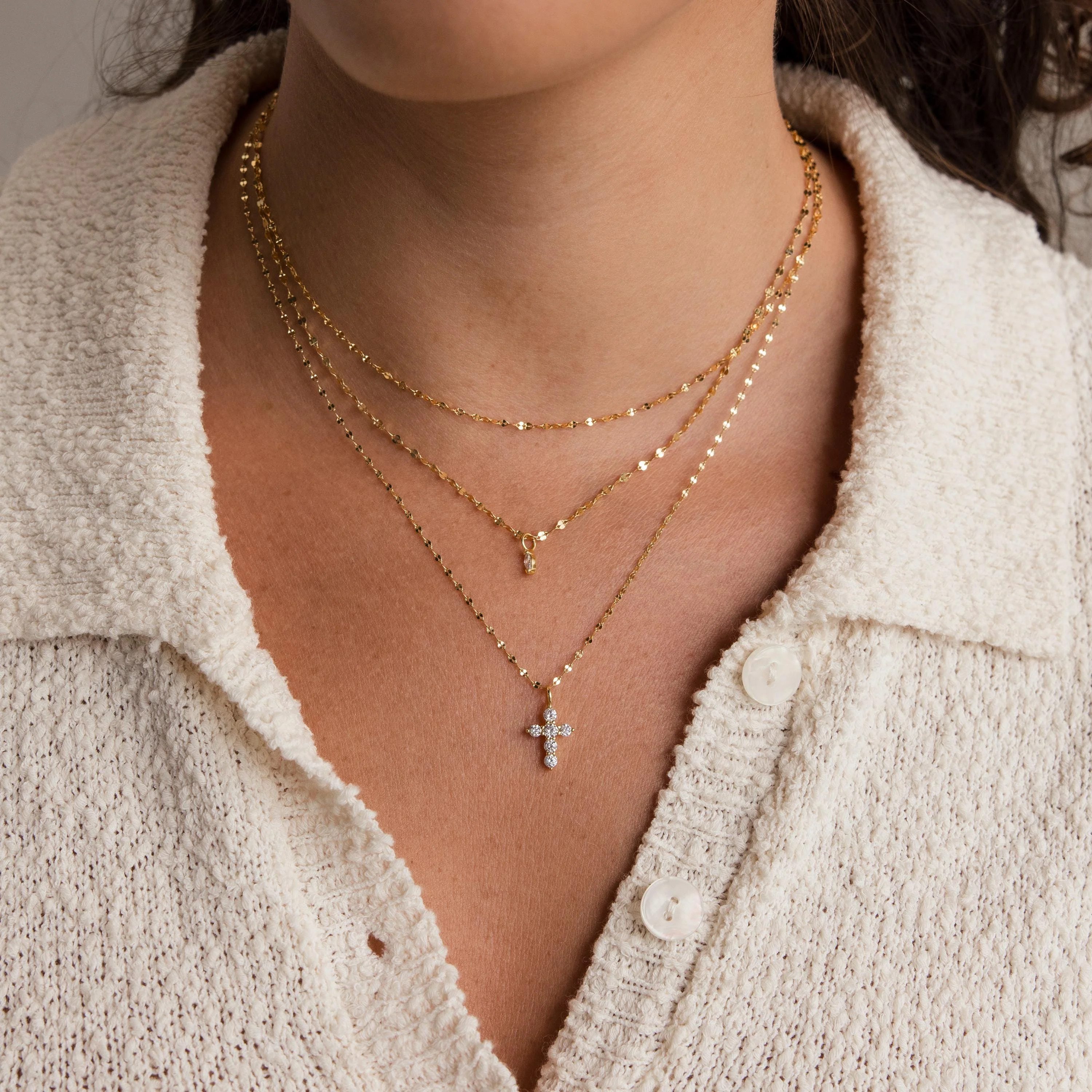 Diamond Cross Necklace - Image 8