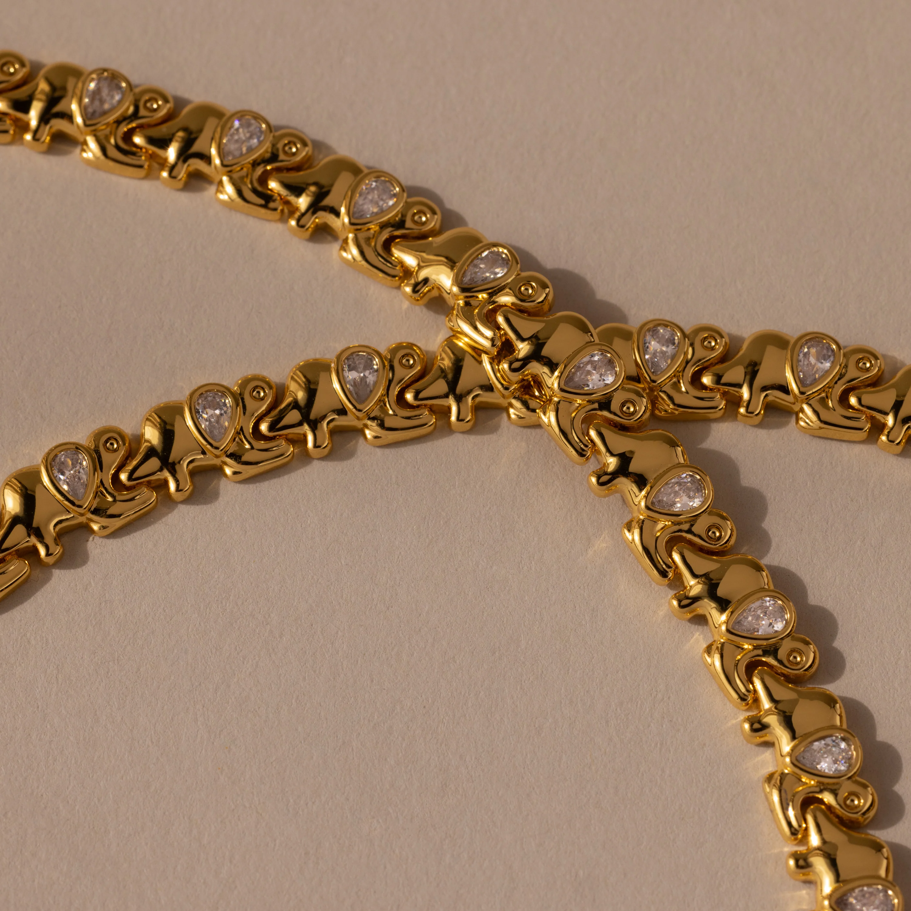 Diamond Elephant Tennis Bracelet - Image 5