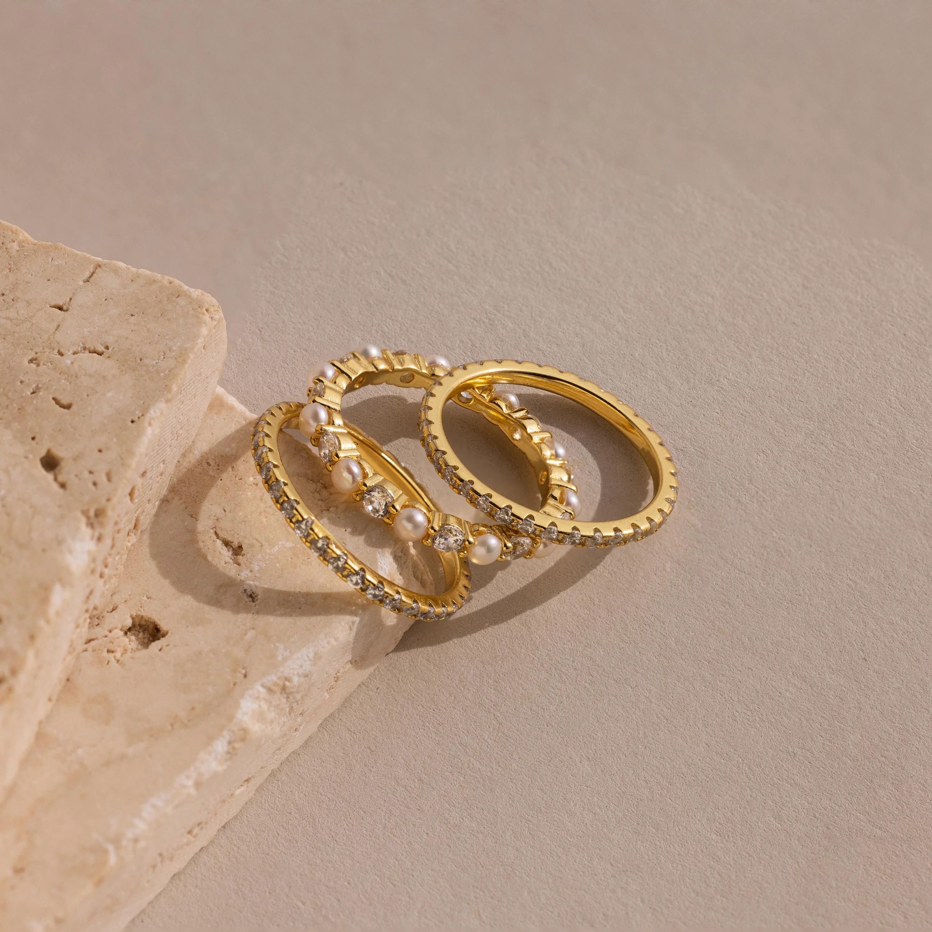 Diamond Eternity Ring Set - Image 5