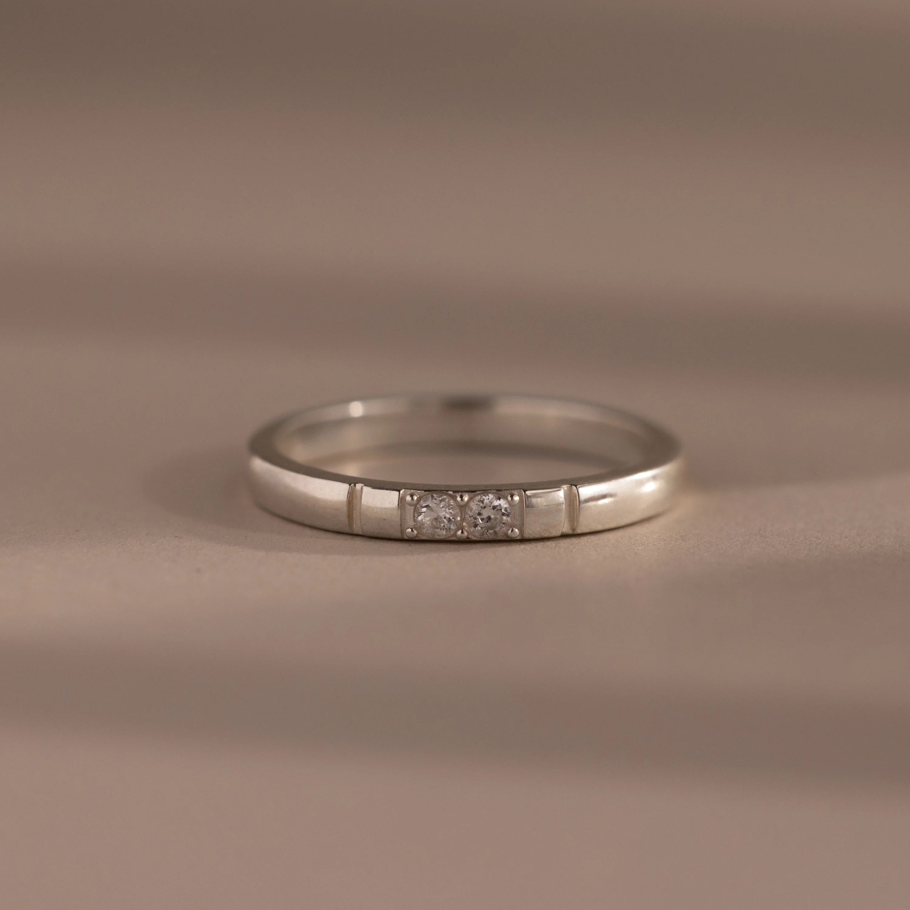 Diamond Morse Code Ring - Image 2