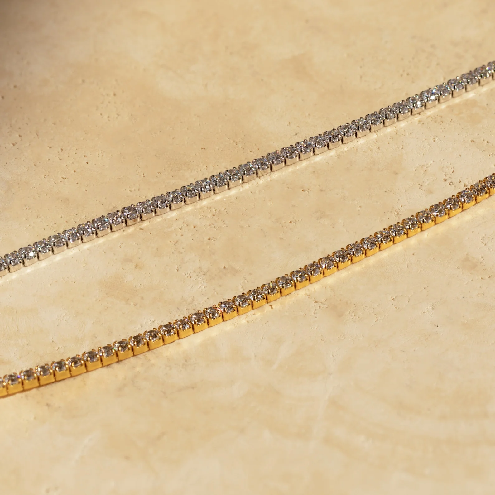 Diamond Tennis Choker Necklace - Image 8