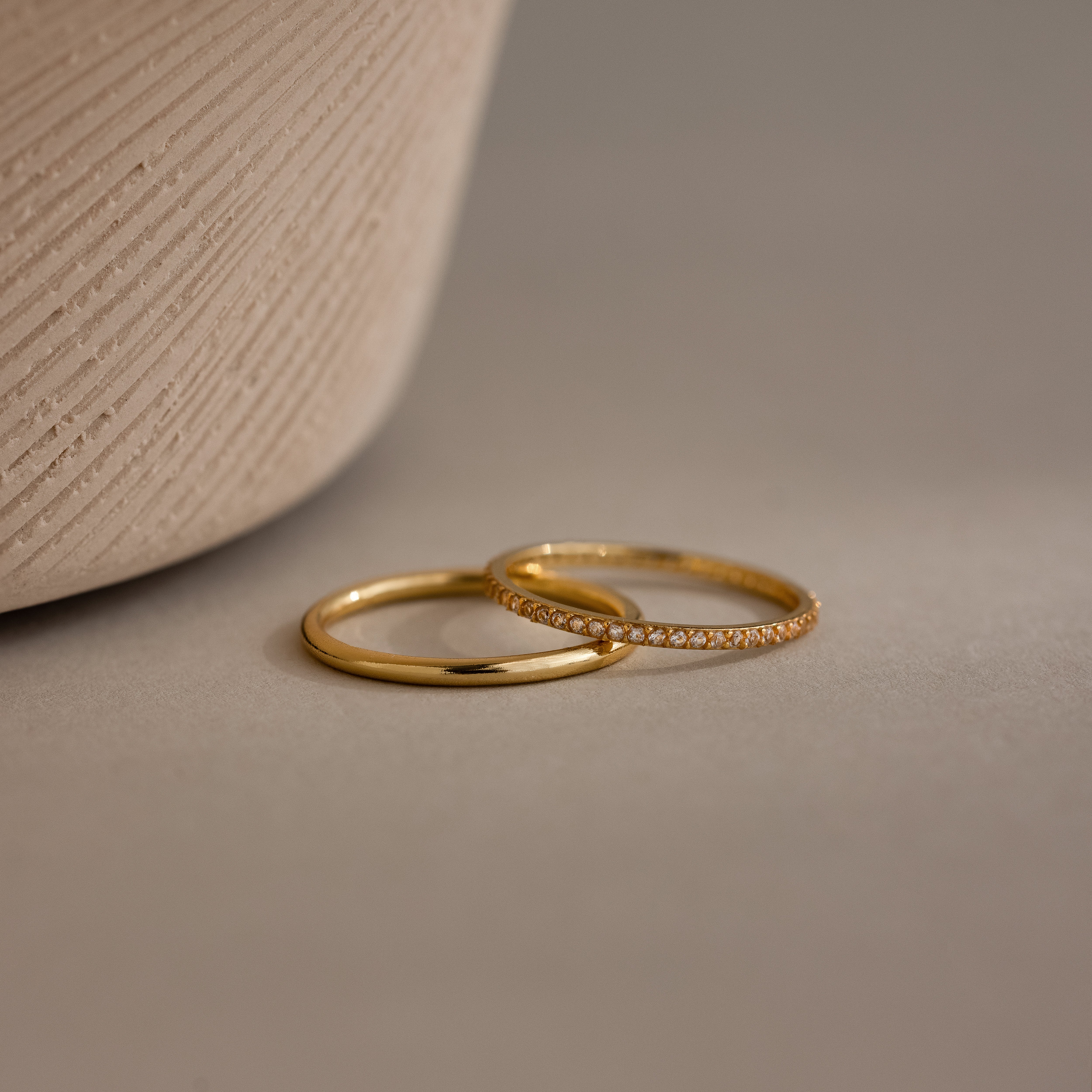 Diamond Tennis Ring Set