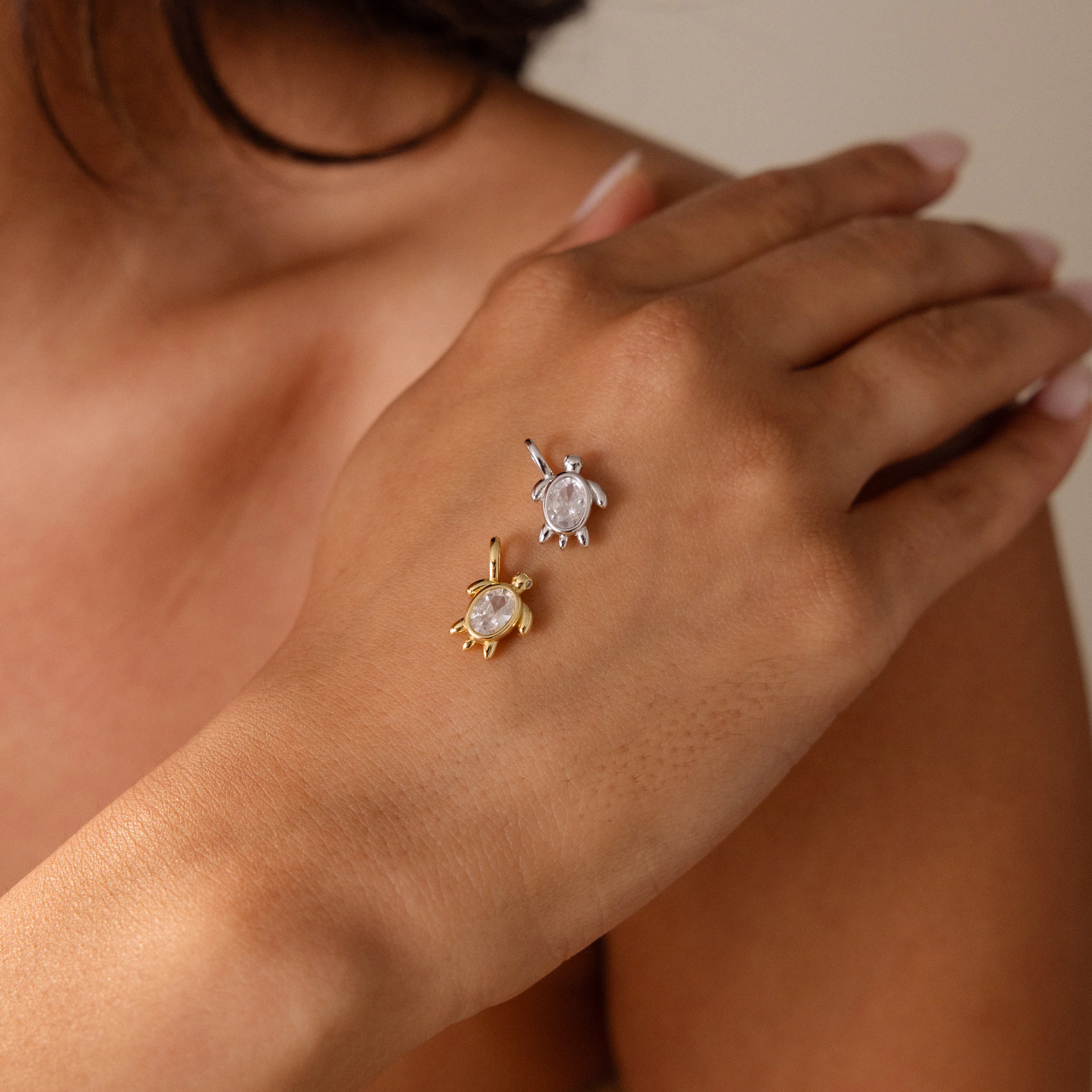 Diamond Turtle Charm - Image 2