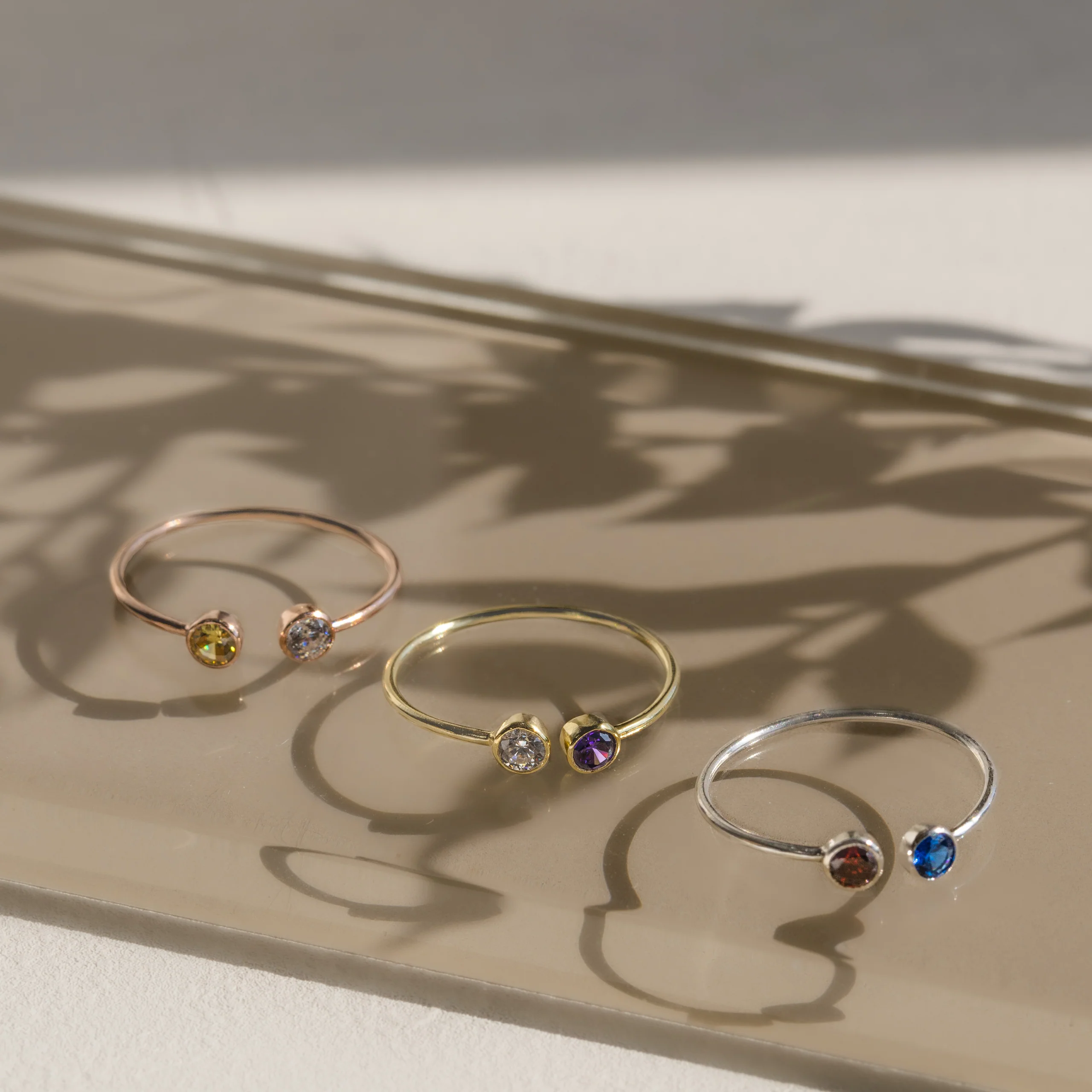 Dual Birthstone Ring - Image 3
