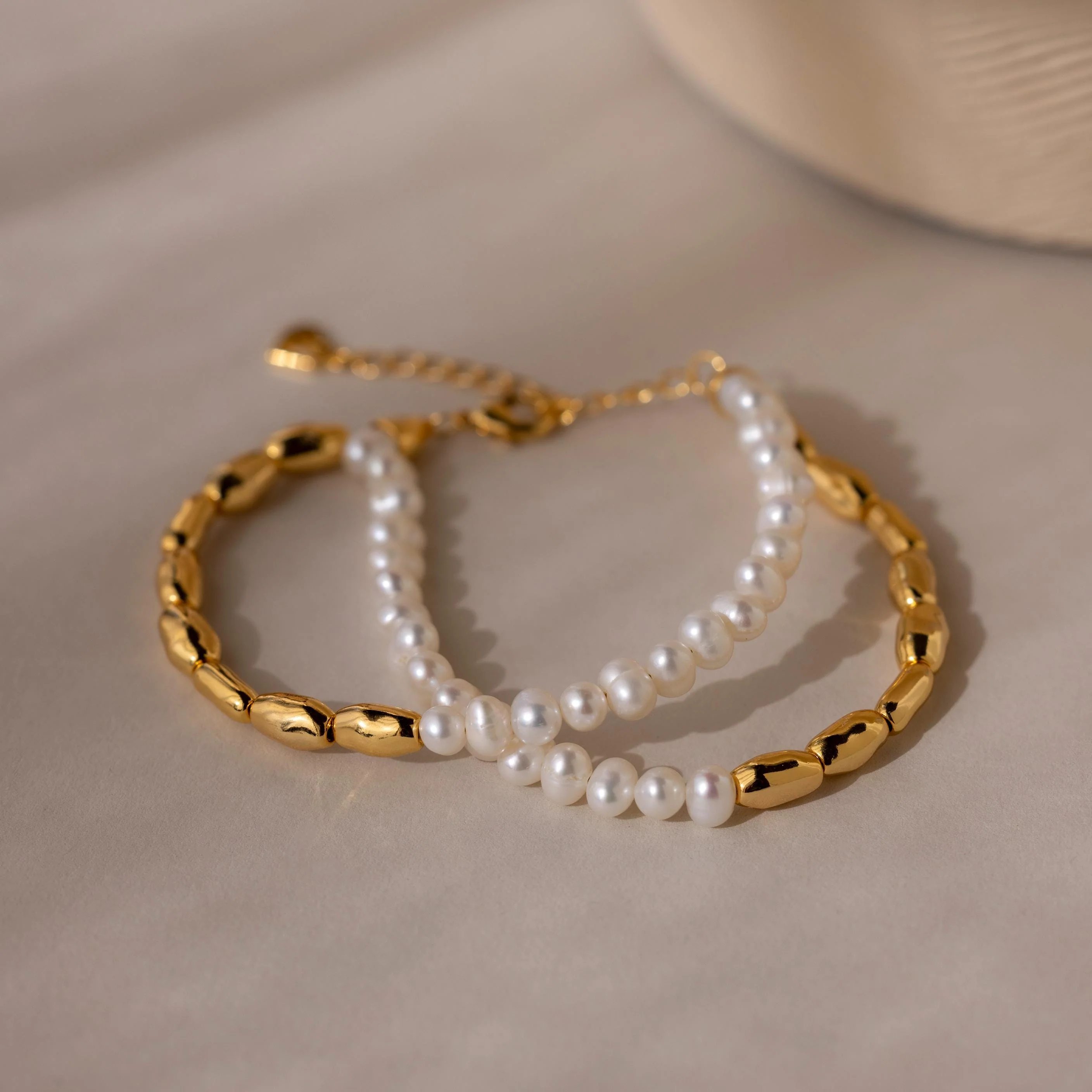 Duo Beaded Pearl Bracelet - Image 7