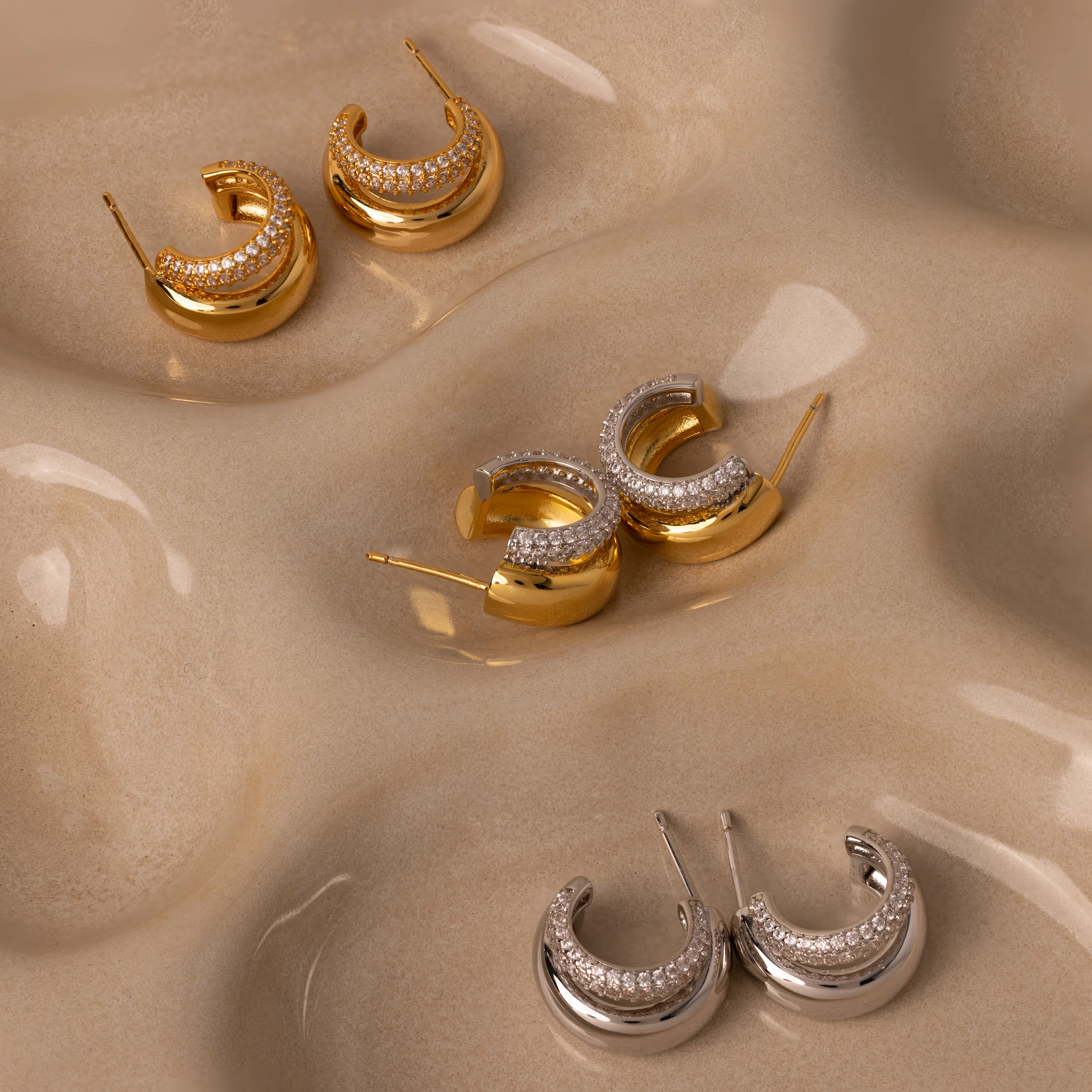 Duo Pave Dome Studs - Image 7