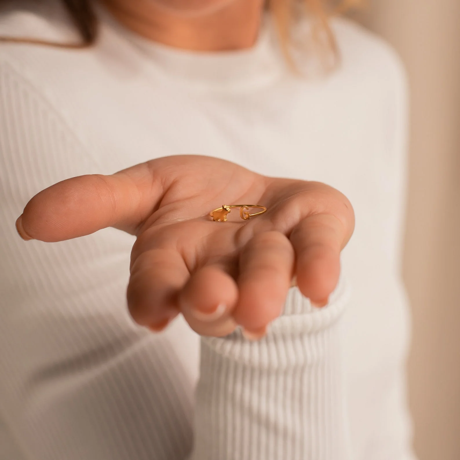 Duo Pet Initial Ring - Image 5