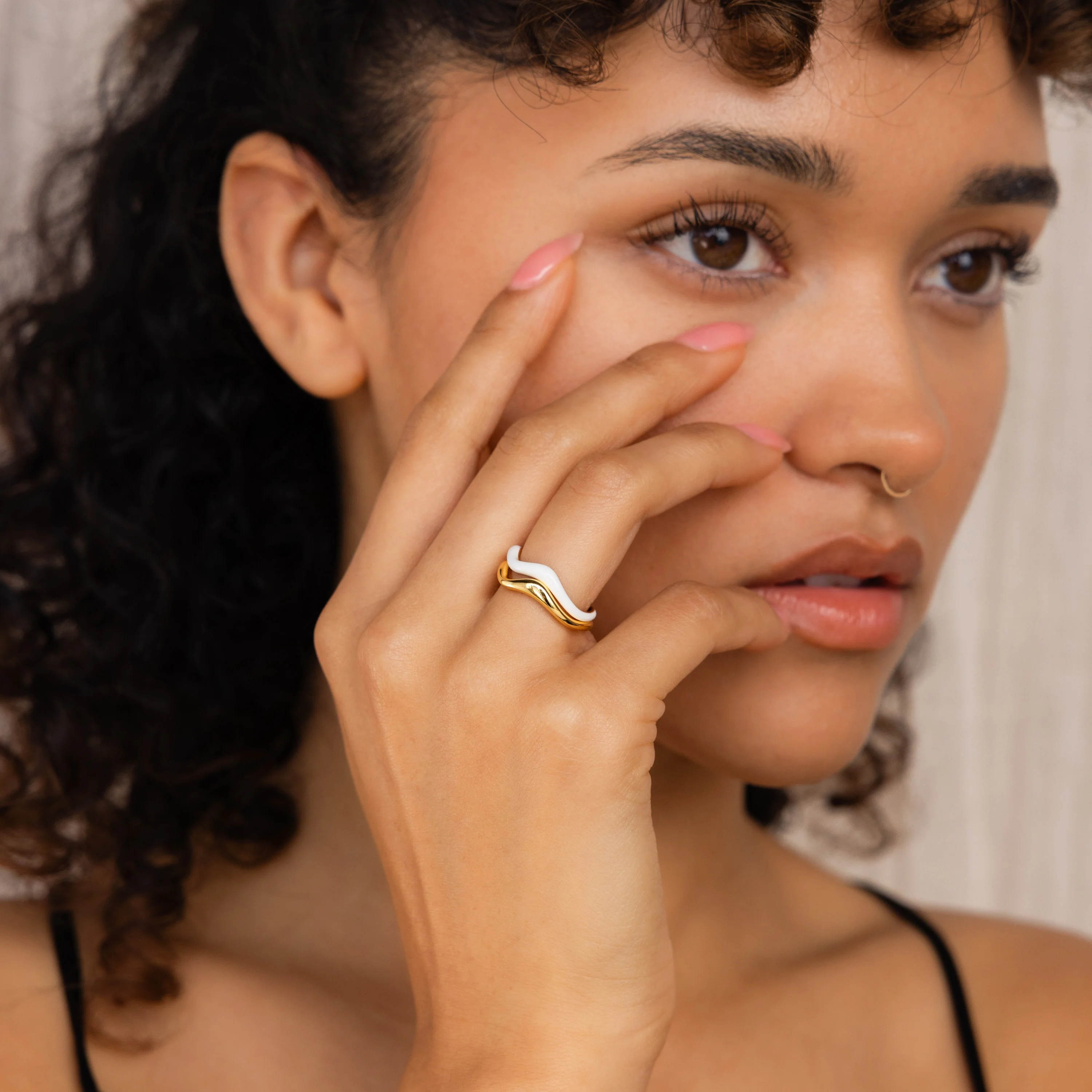 Duo Wave Ring Set - Image 8