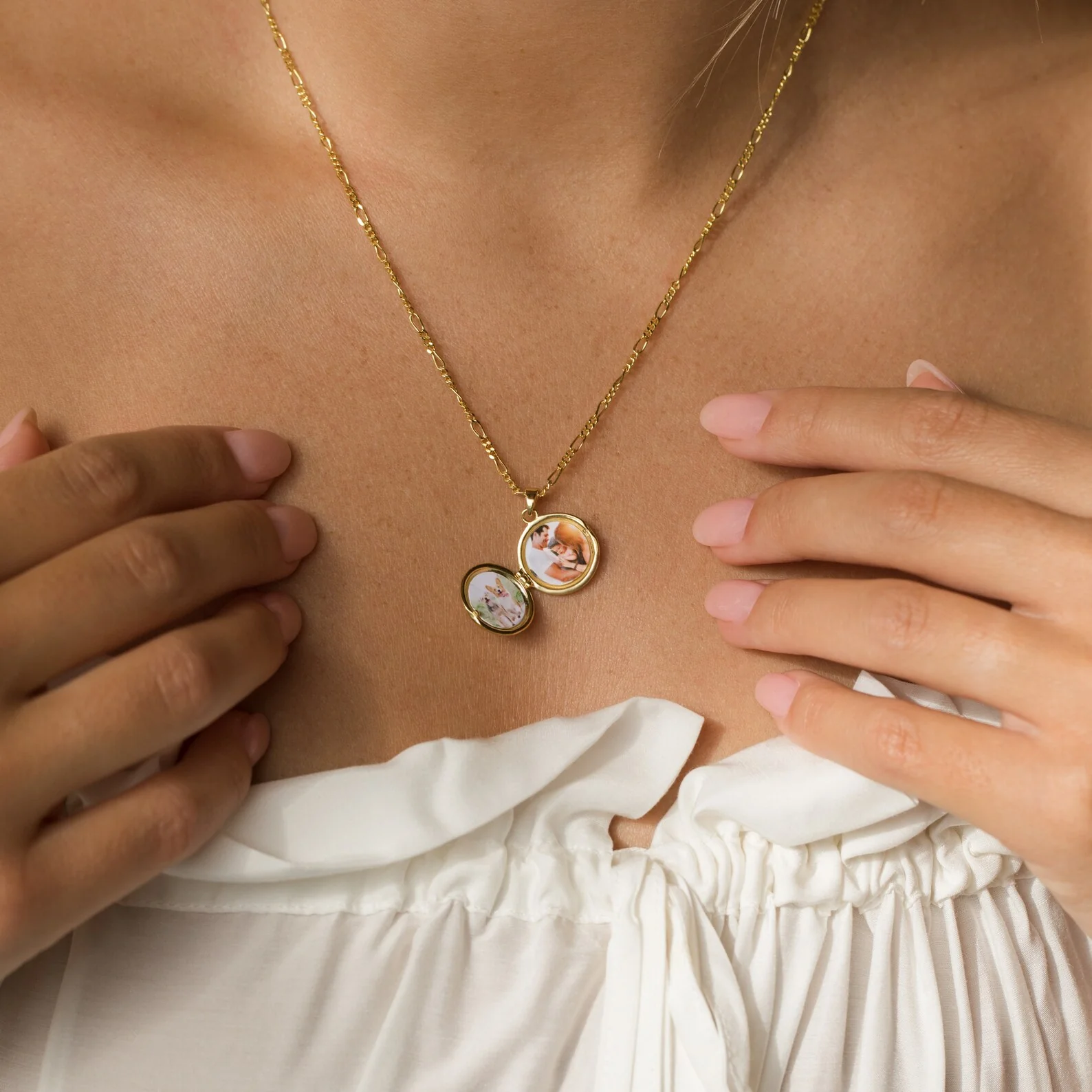 Earth Locket Necklace - Image 4