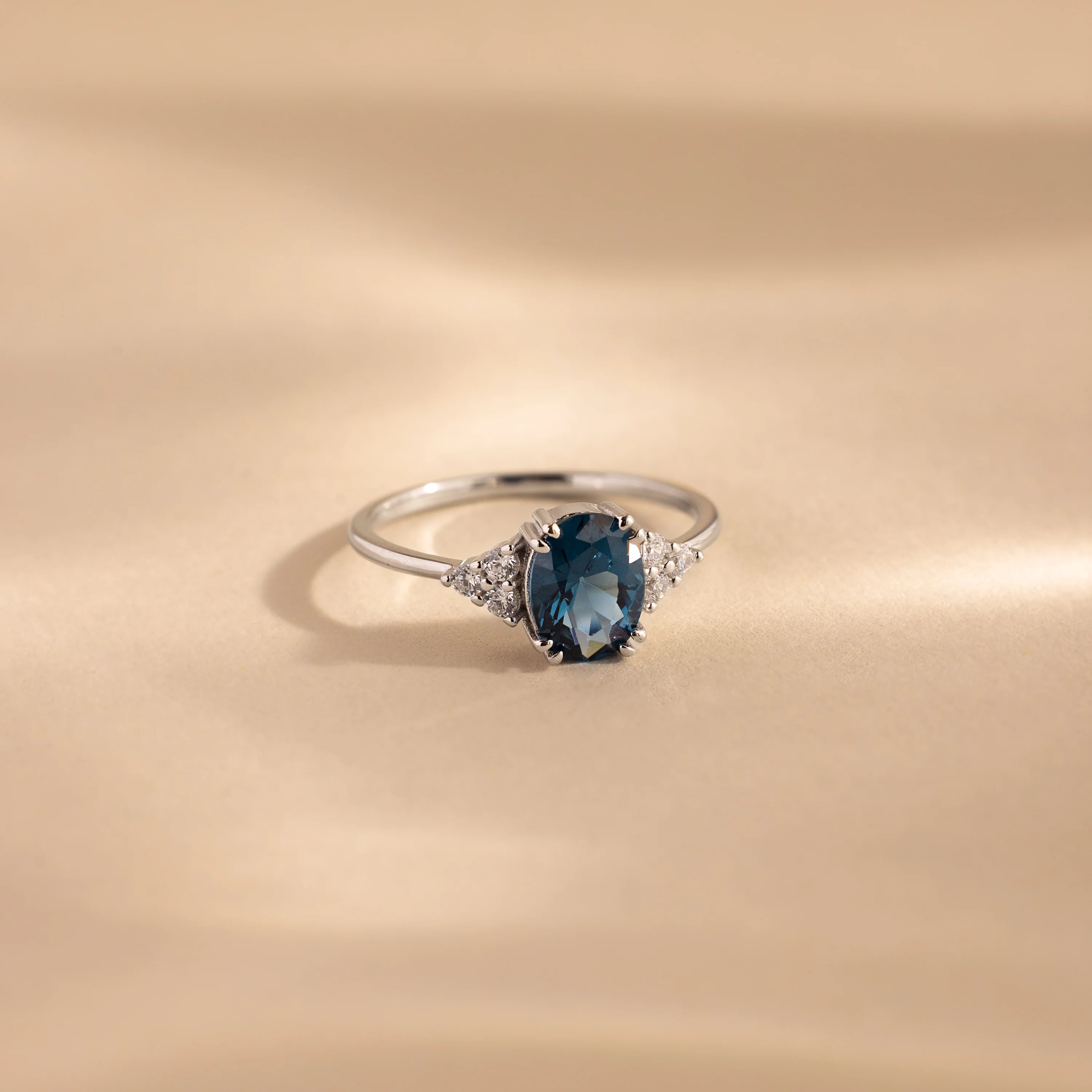 Elizabeth Blue Topaz Ring - Image 5