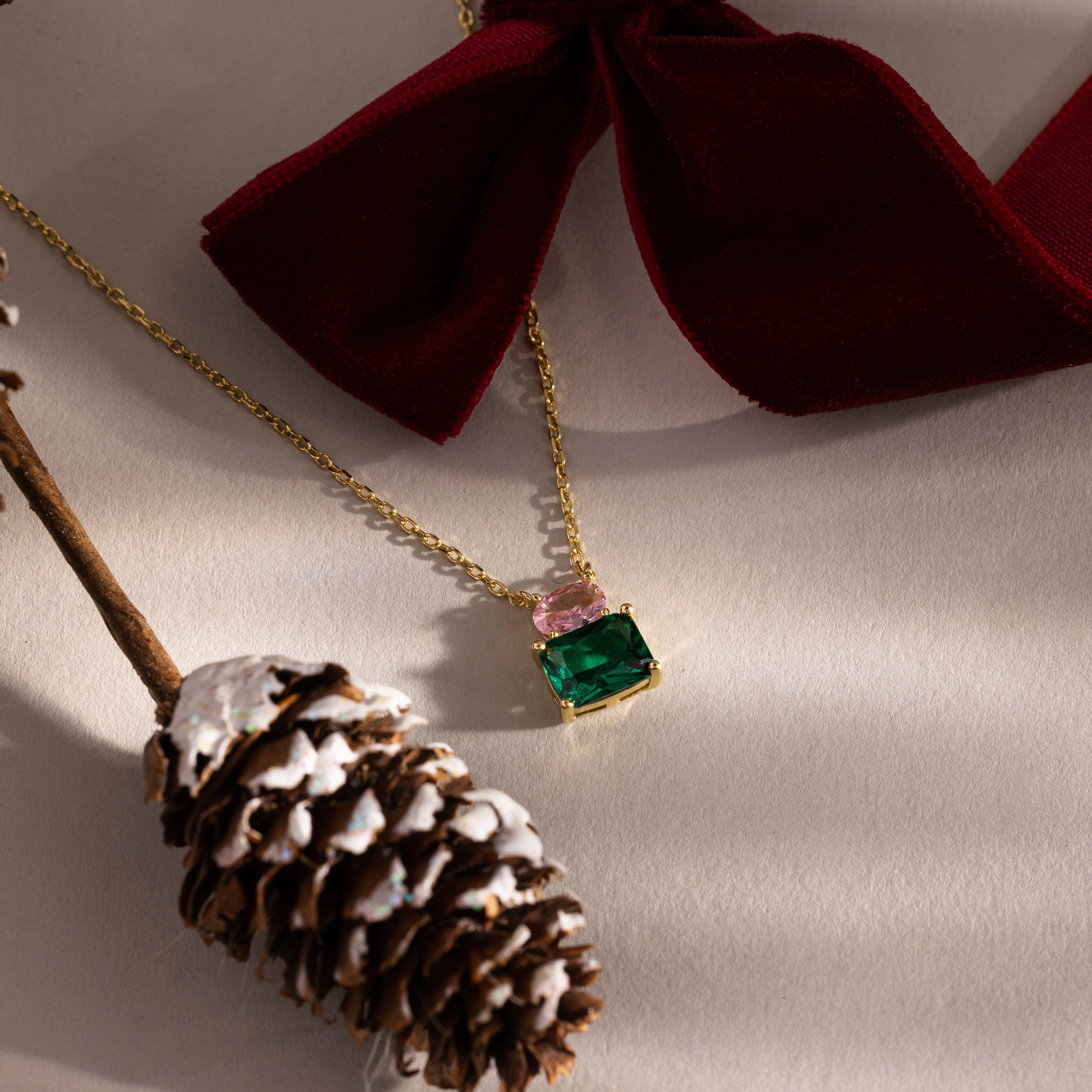 Emerald Bloom Necklace - Image 8
