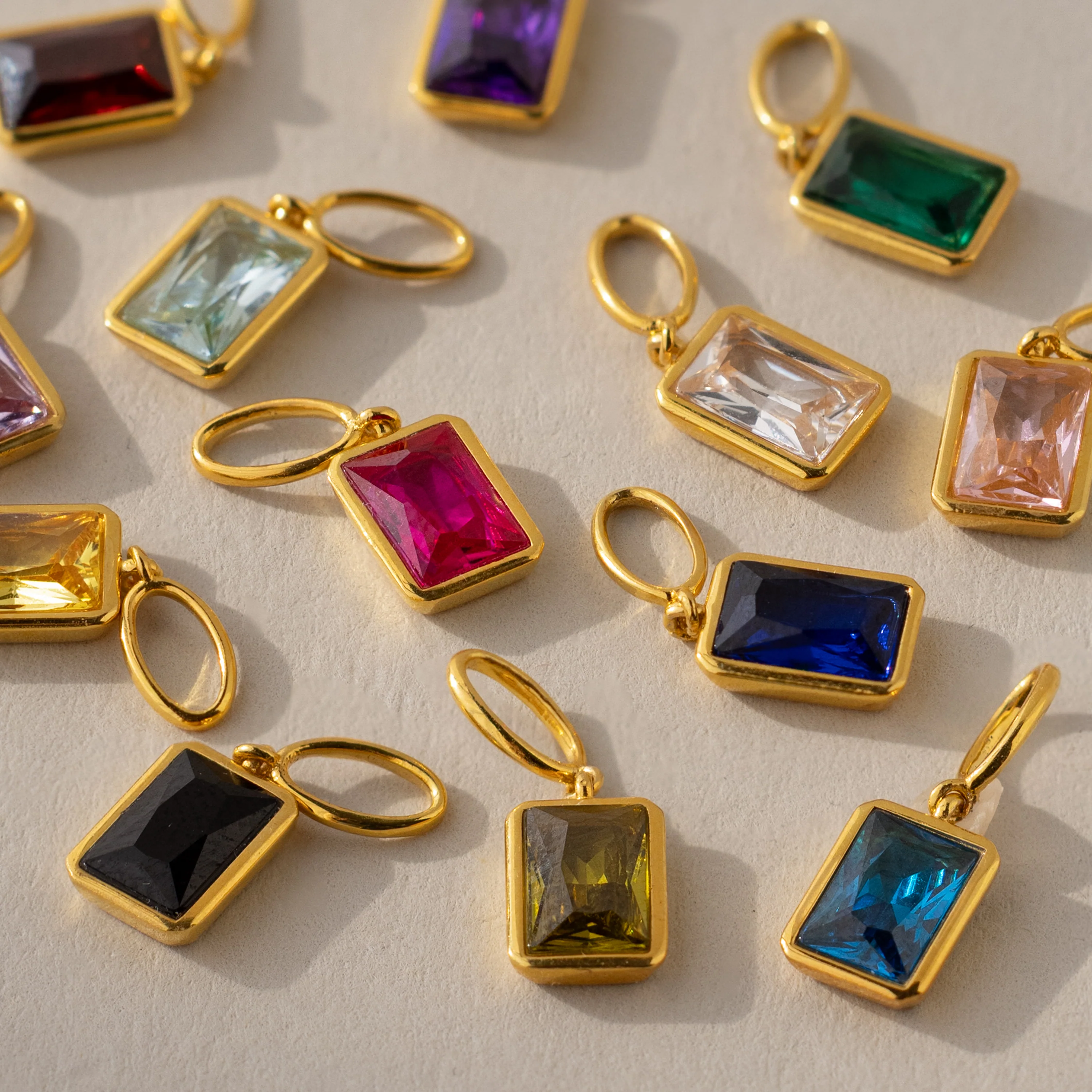 Emerald Cut Ruby Charm - Image 5
