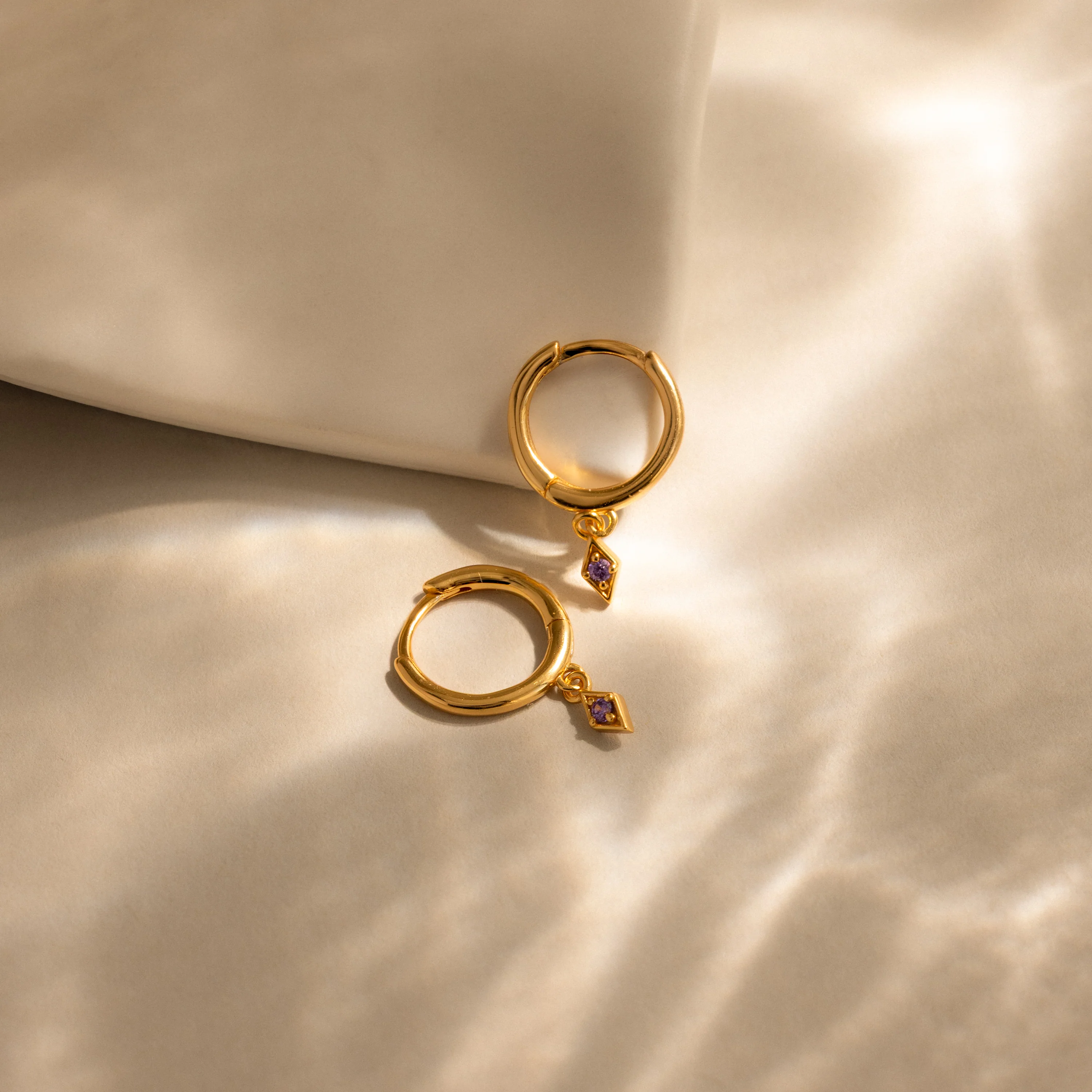 Ericka Birthstone Huggies - Image 15
