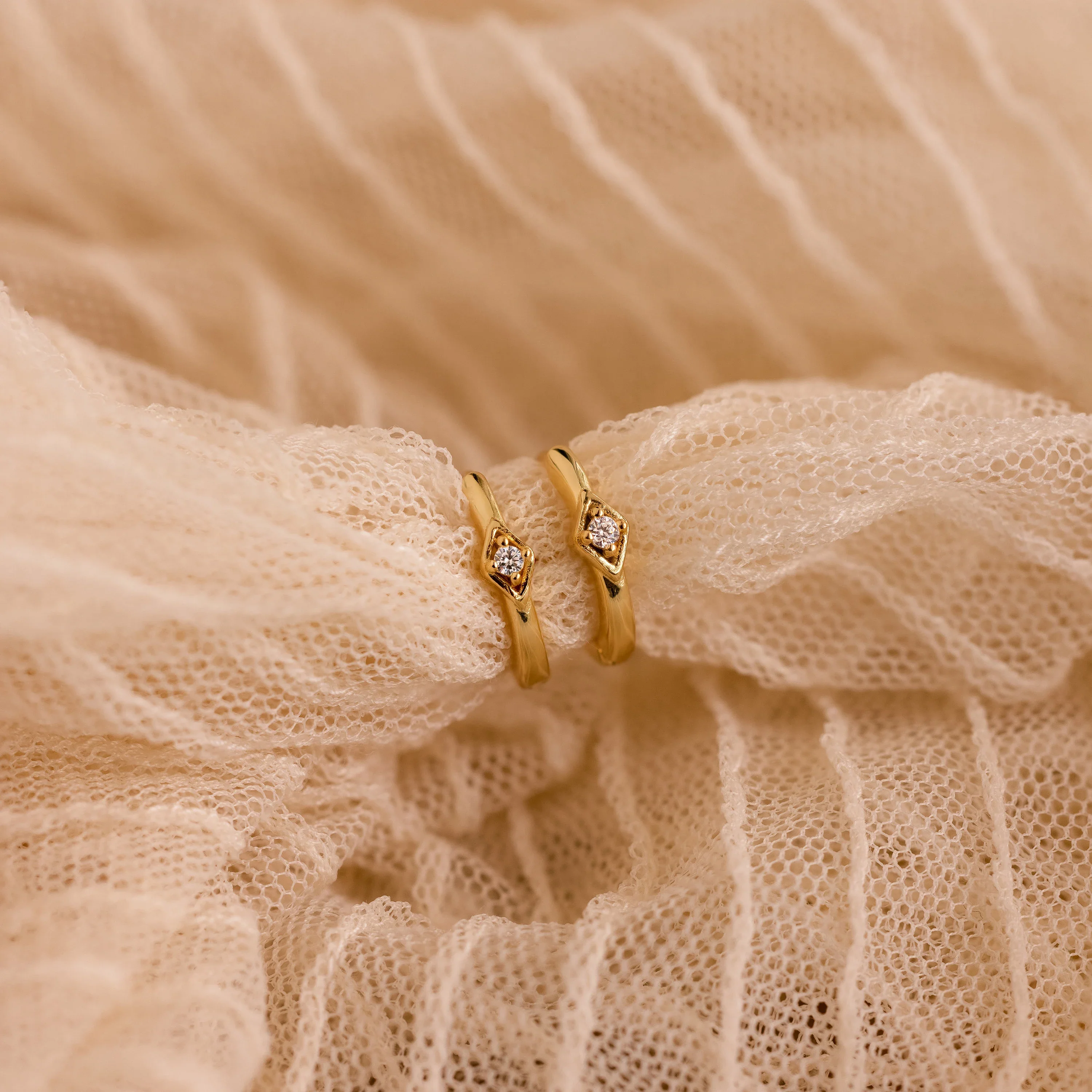 Ericka Diamond Hoops - Image 2