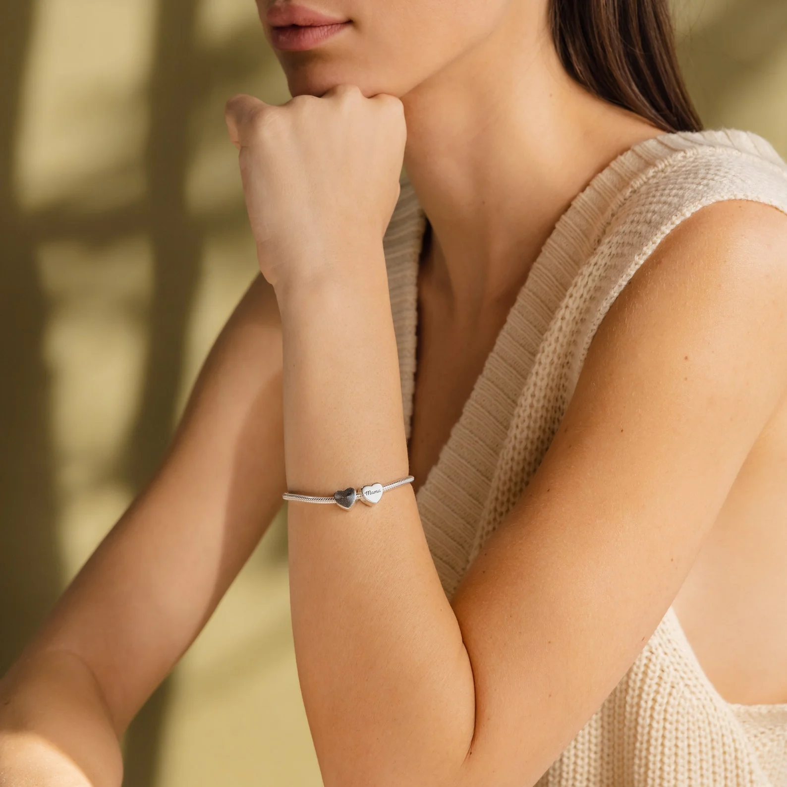 Fingerprint Heart Charm - Image 4