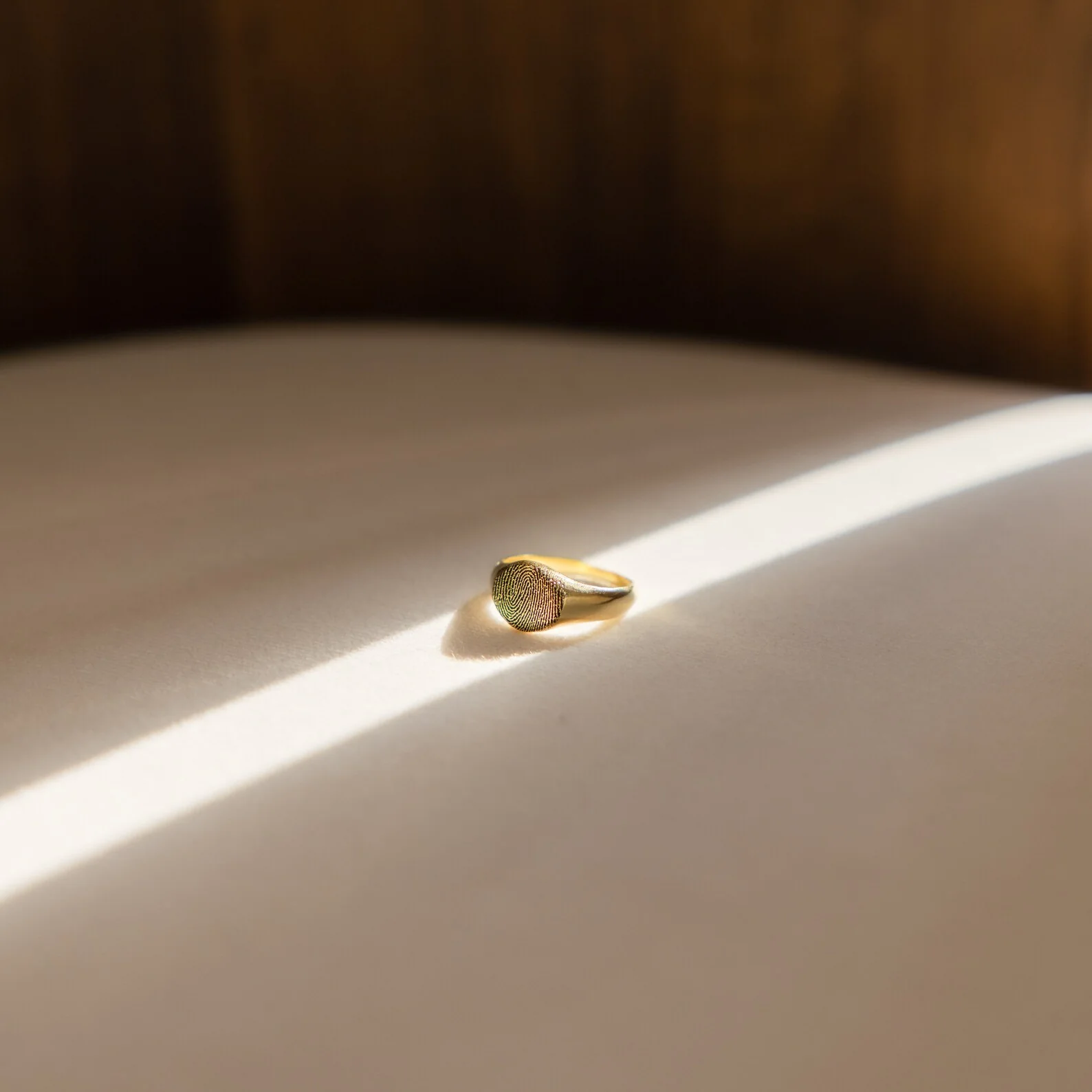 Fingerprint Signet Ring - Image 3