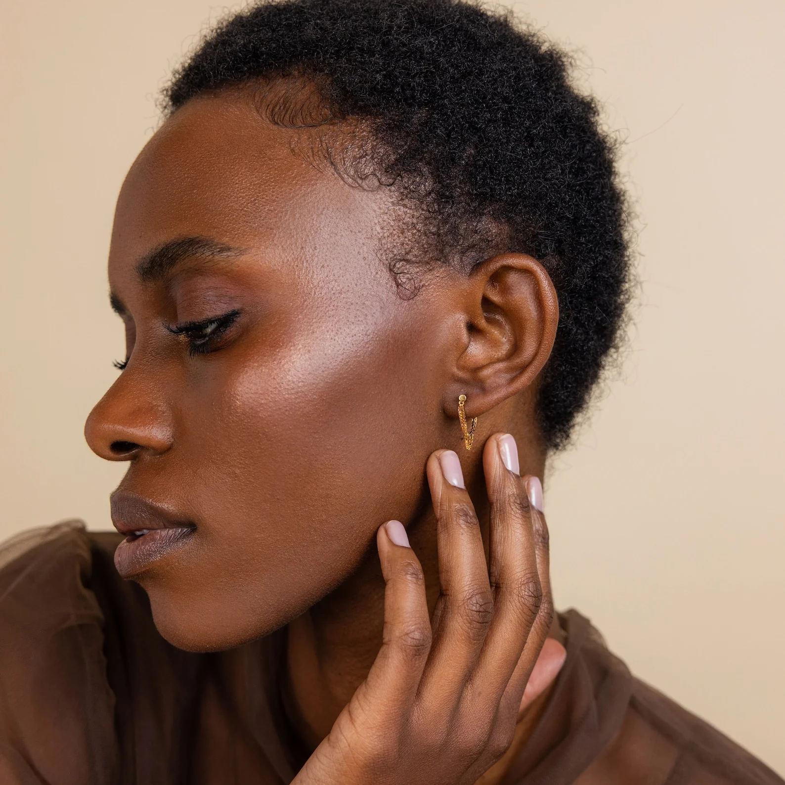 Flatback Chain Earrings - Image 8