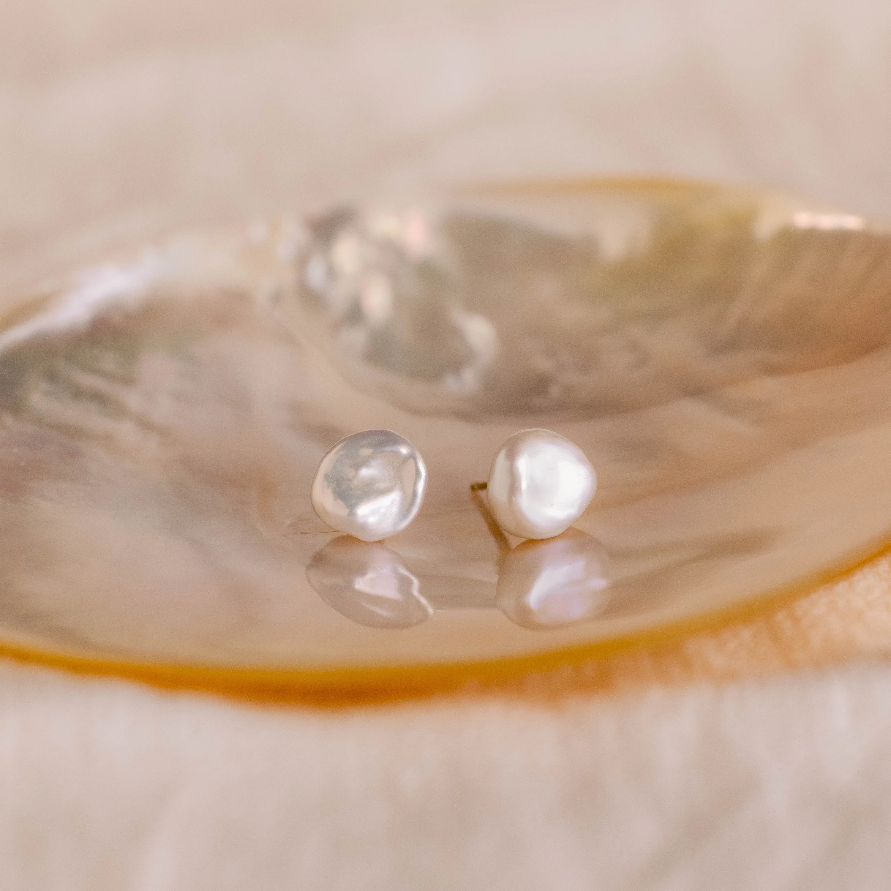 Freshwater Pearl Studs - Image 7