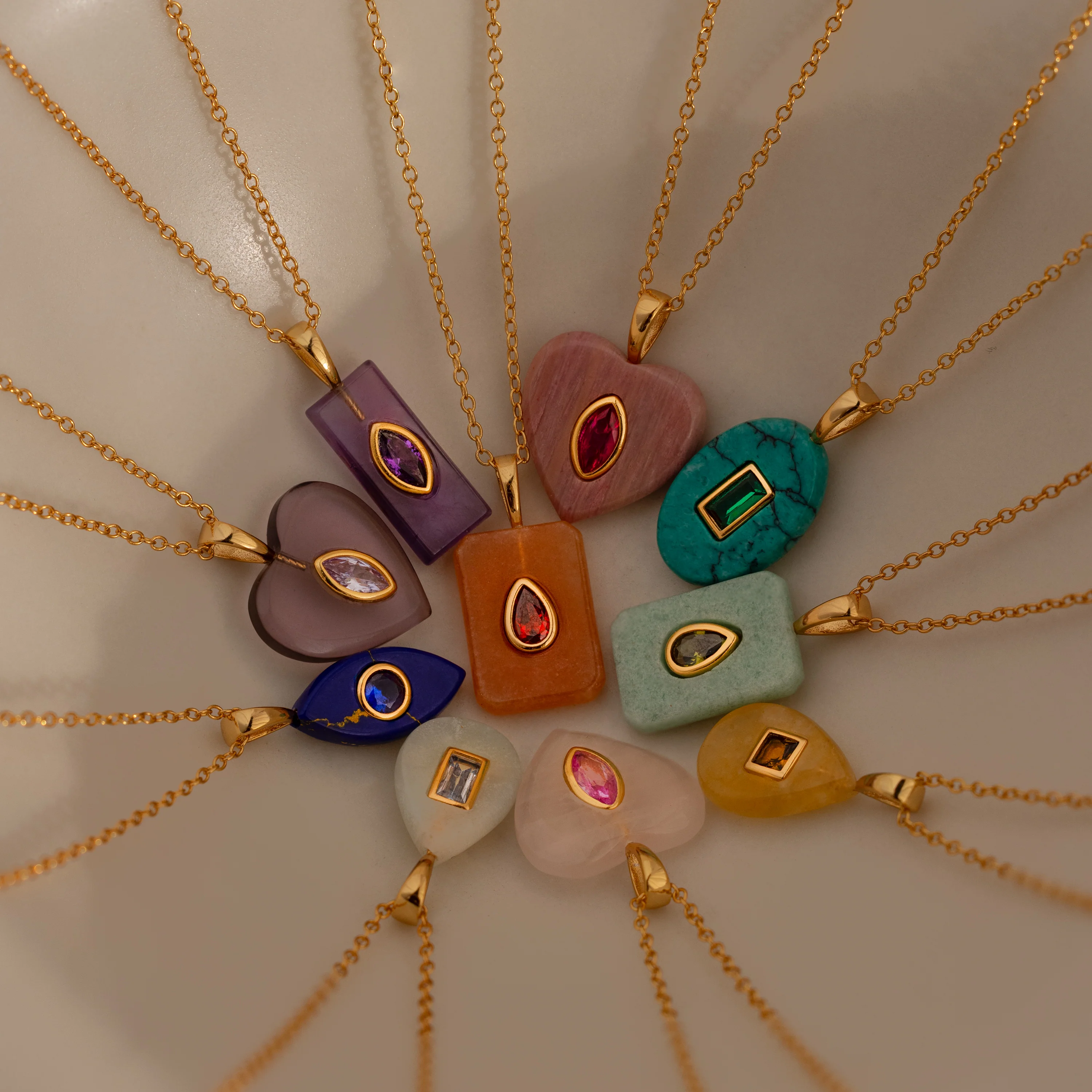 Garnet Crystal Necklace - Image 5