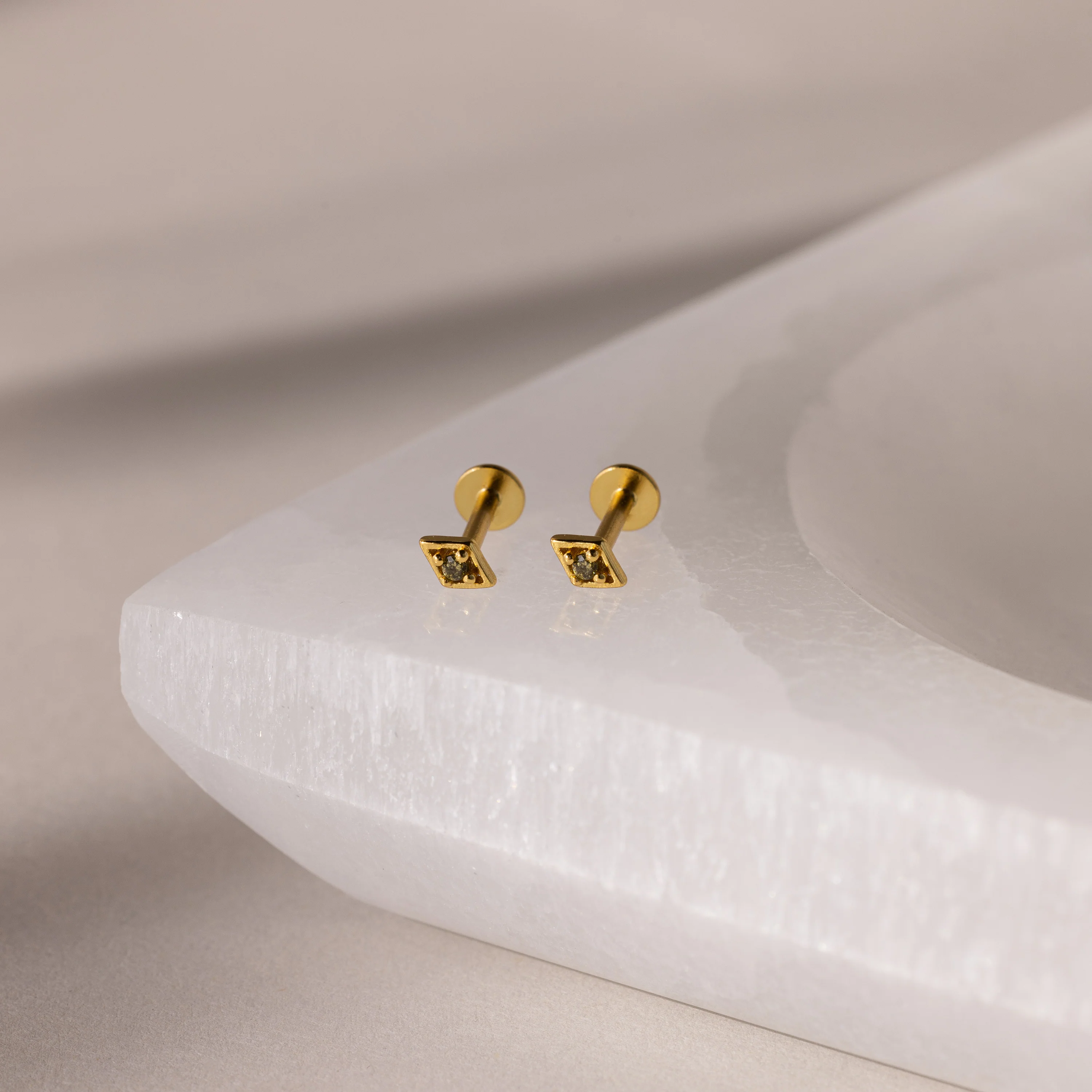 Geometric Birthstone Flat Back Studs - Image 13