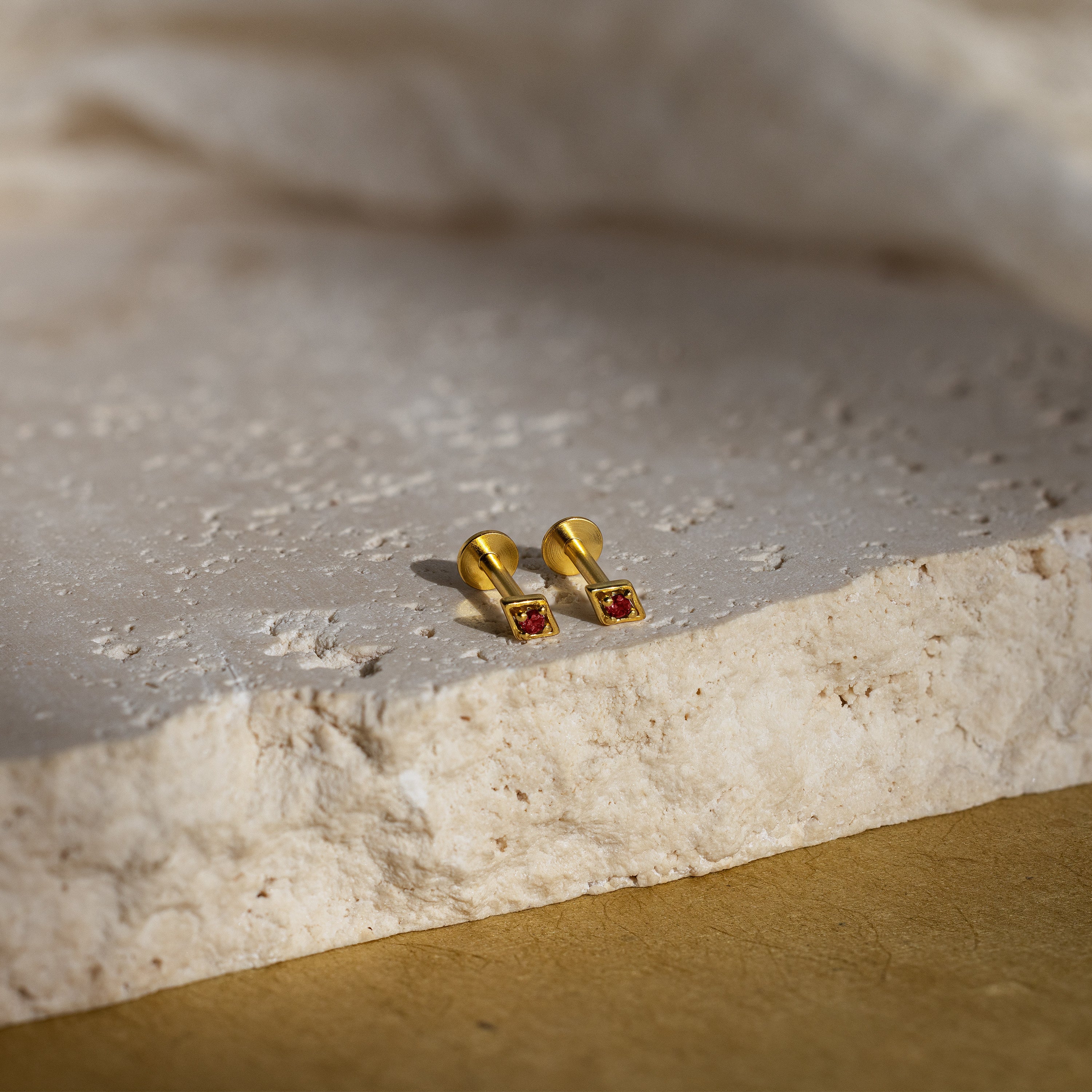 Geometric Birthstone Flat Back Studs - Image 14