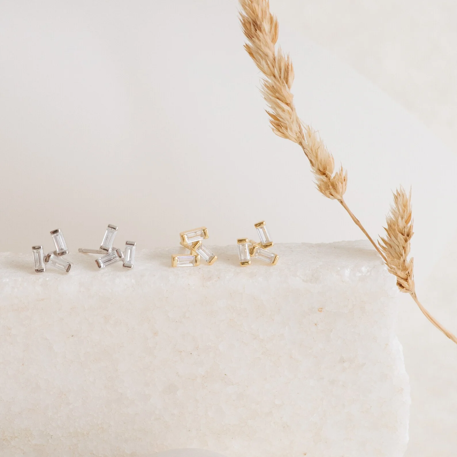 Glacier Diamond Studs - Image 5