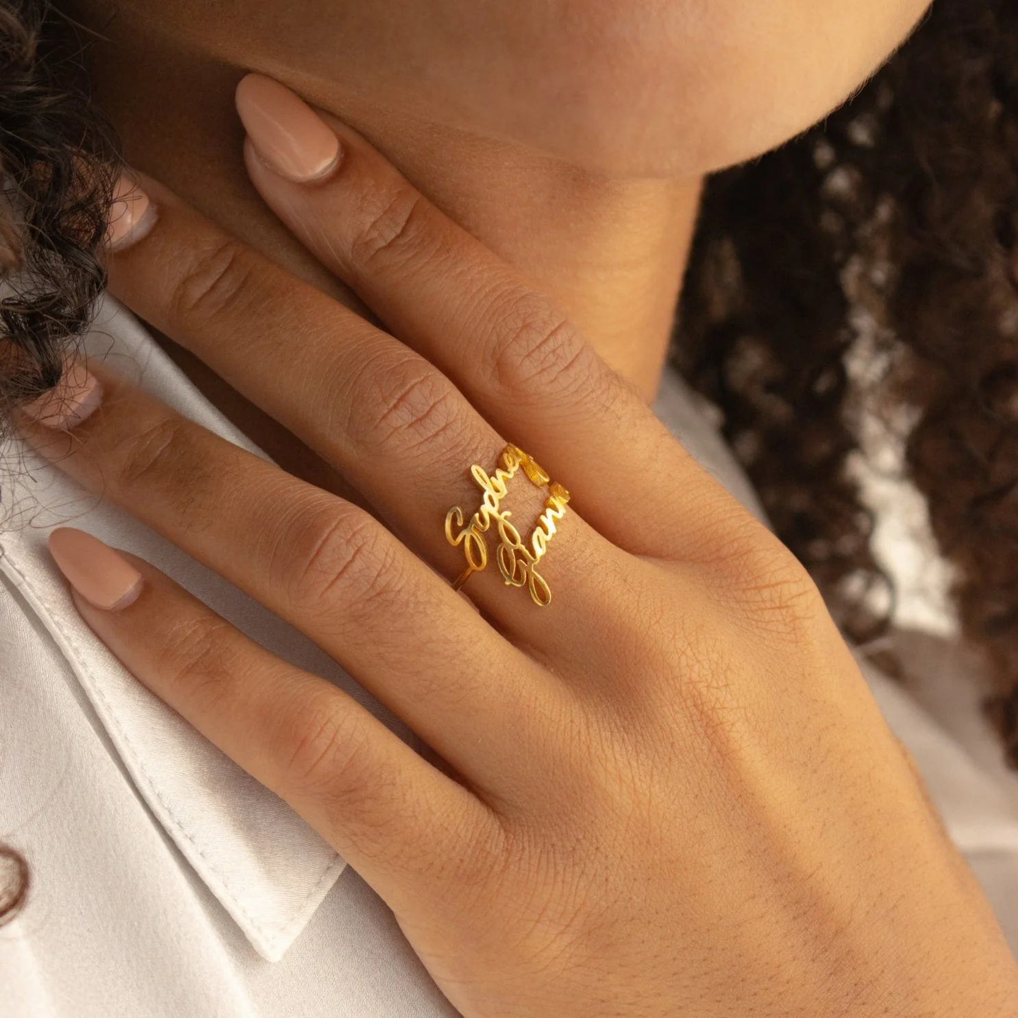 Grace Duo Name Ring - Image 3