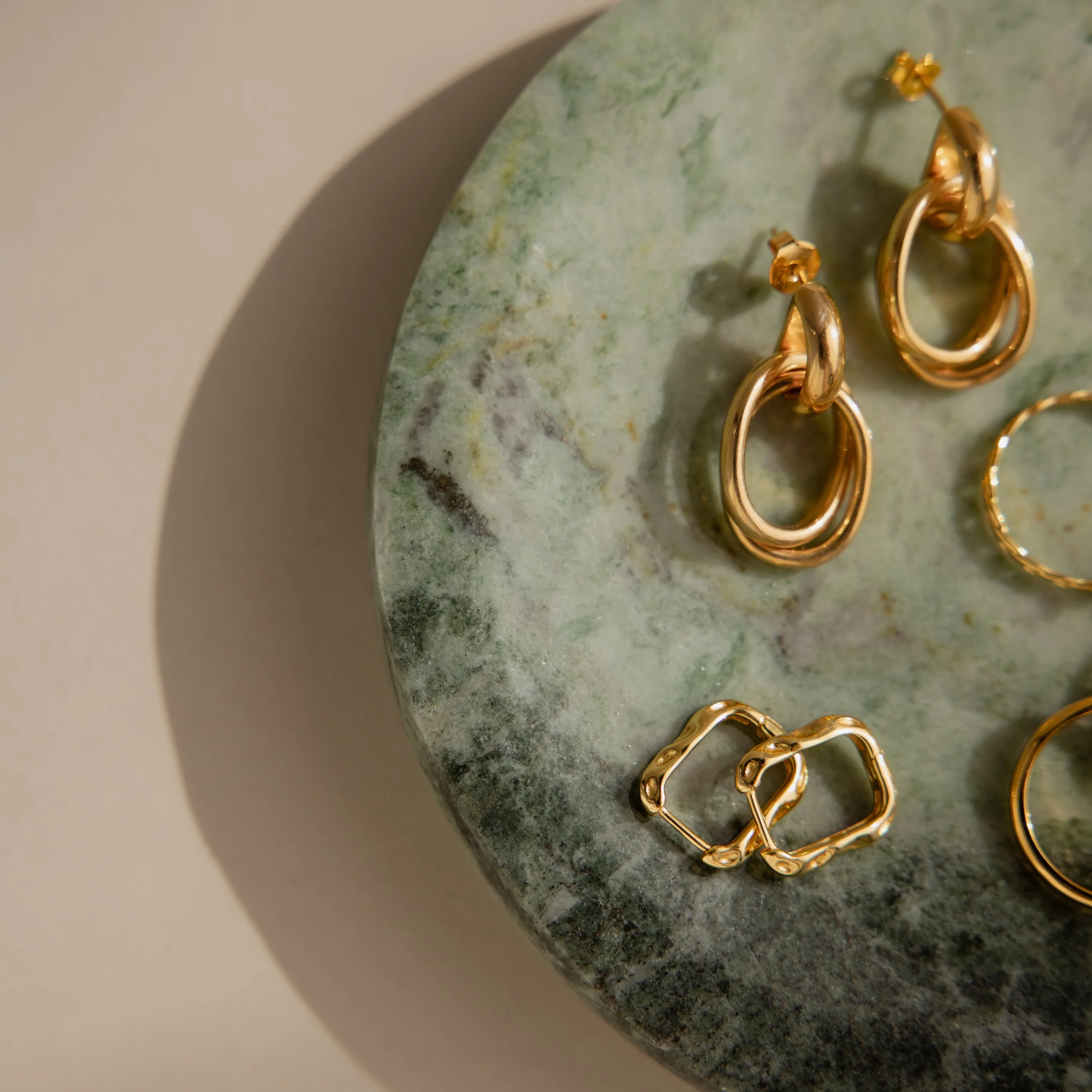 Green Marble Jewelry Dish - Image 5