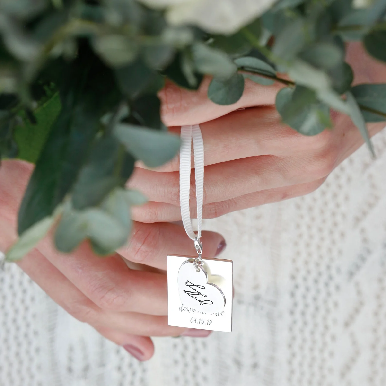 Handwriting Bouquet Charm - Image 3
