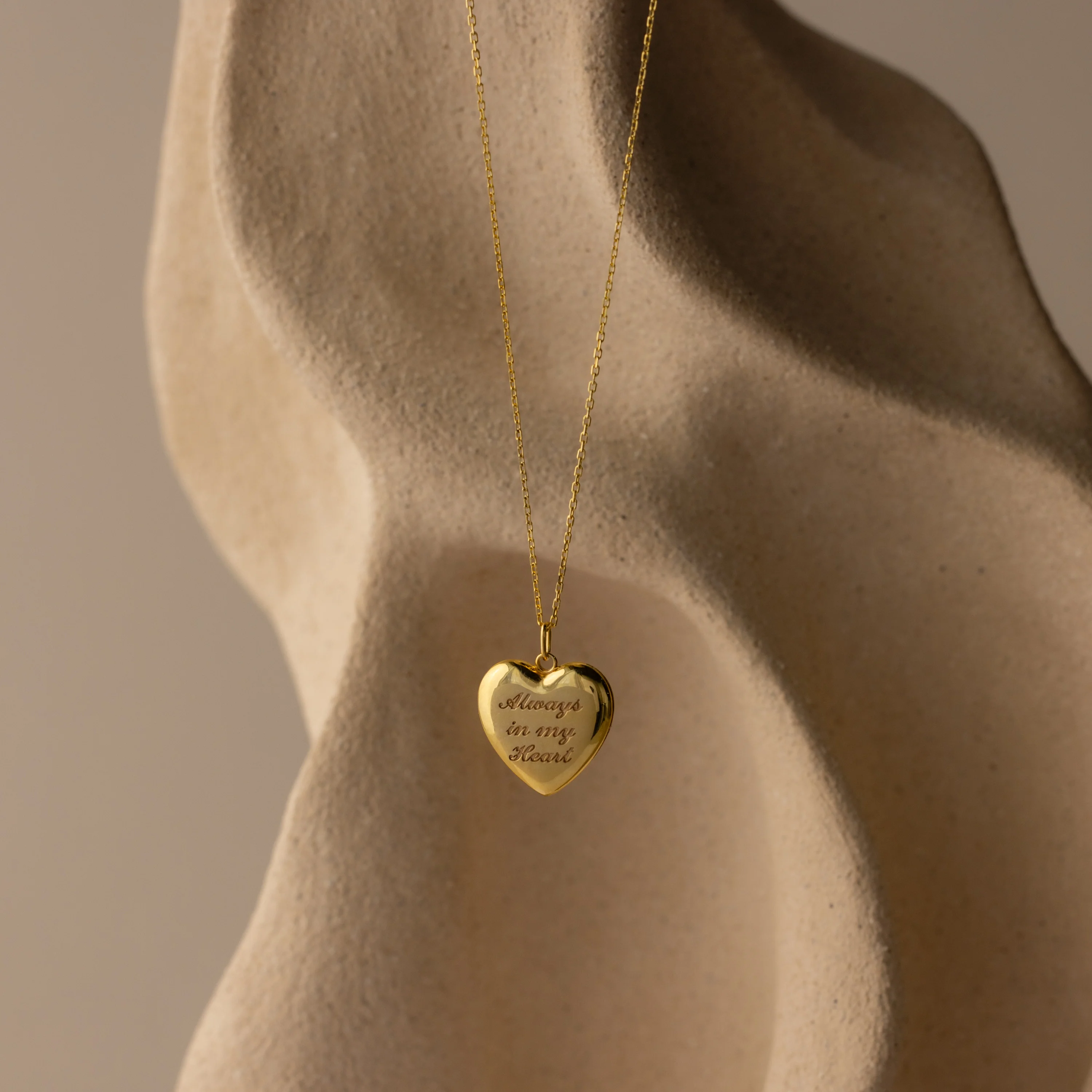 Handwriting Heart Locket Necklace - Image 5