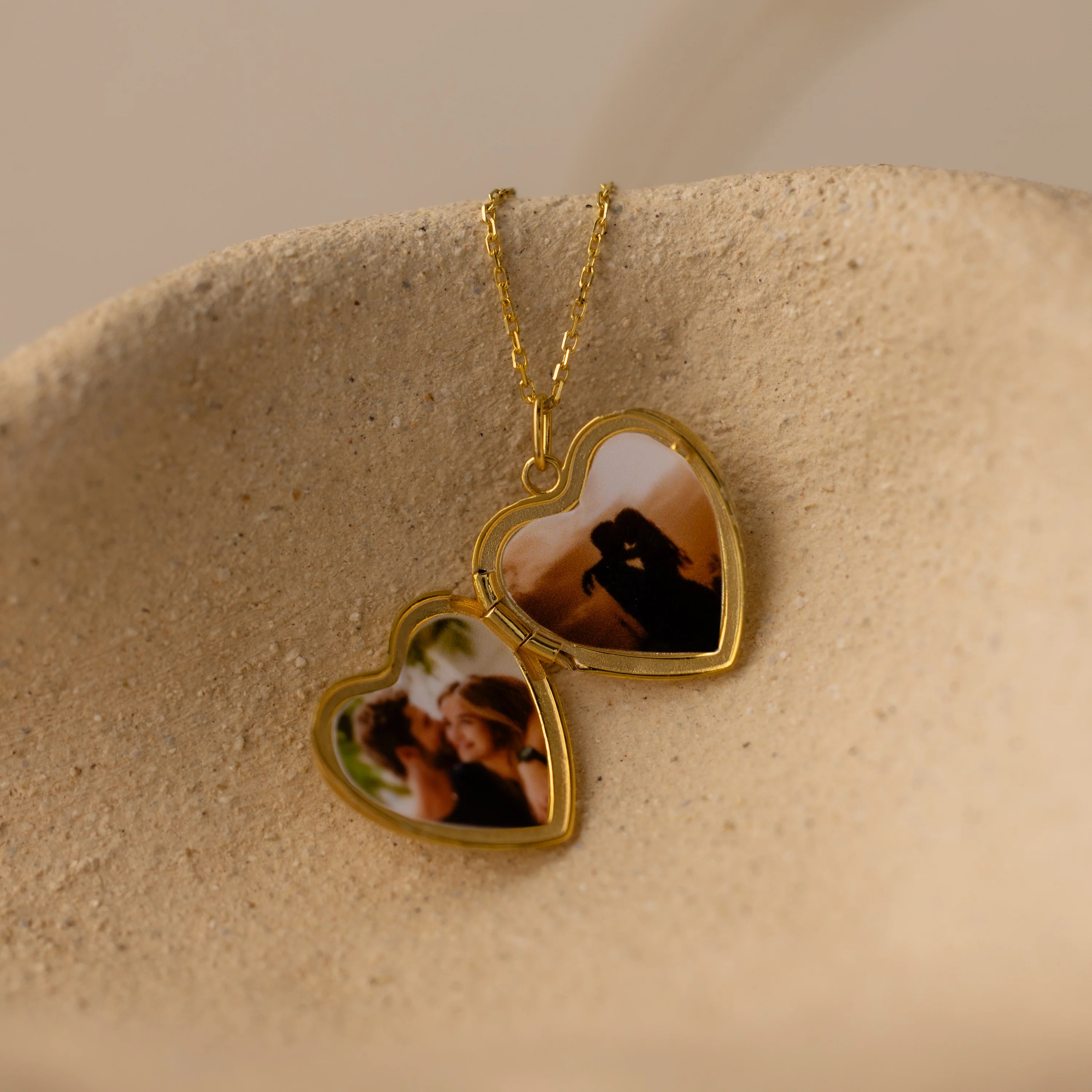 Handwriting Heart Locket Necklace - Image 7
