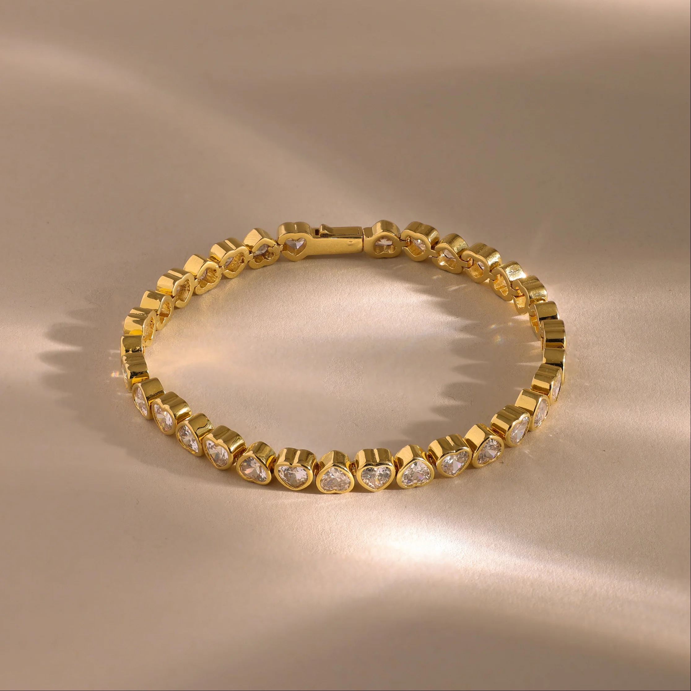 Heart Tennis Bracelet - Image 2