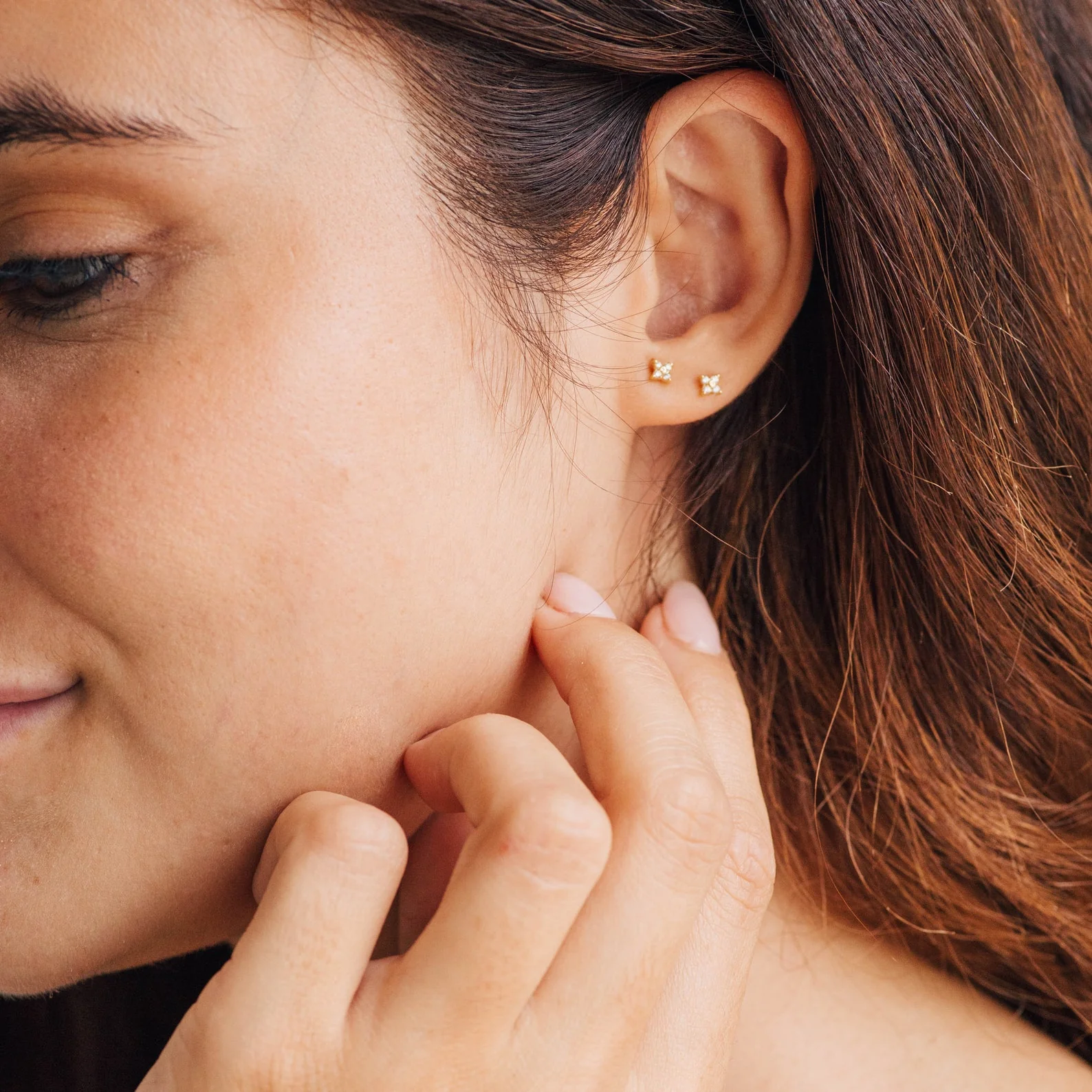 Hera Flower Studs - Image 2