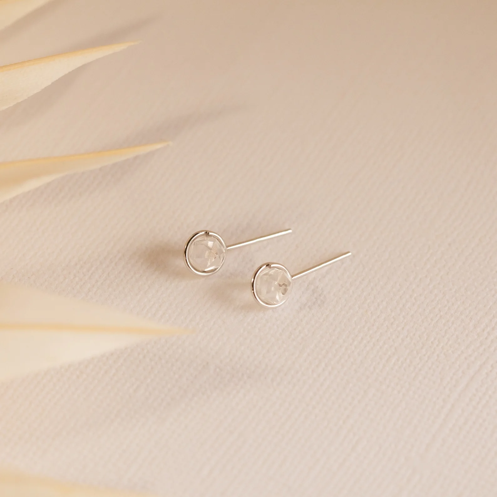 Herkimer Diamond Studs - Image 7