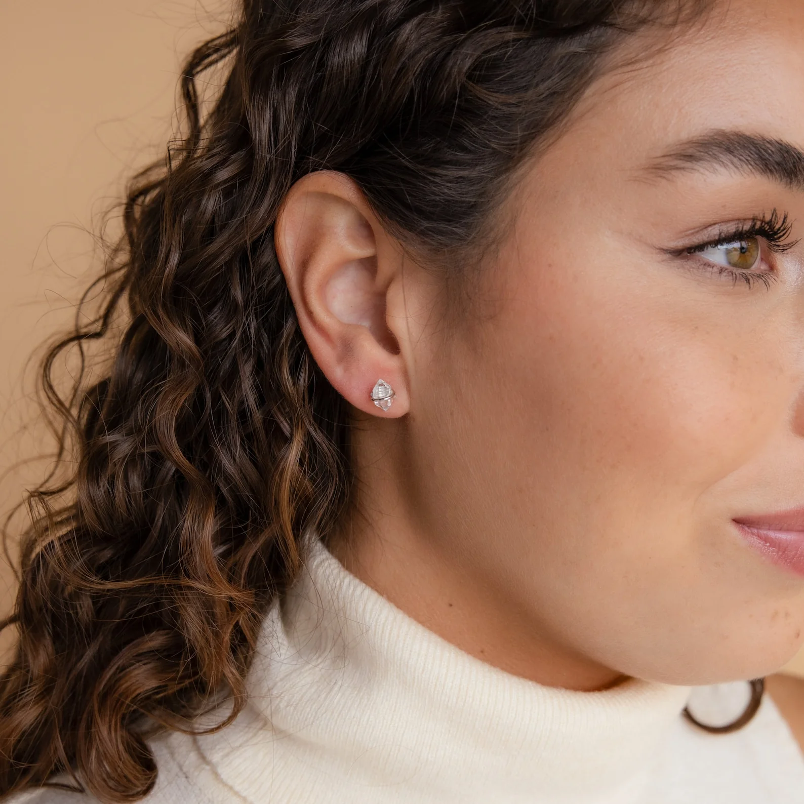 Herkimer Diamond Studs - Image 8