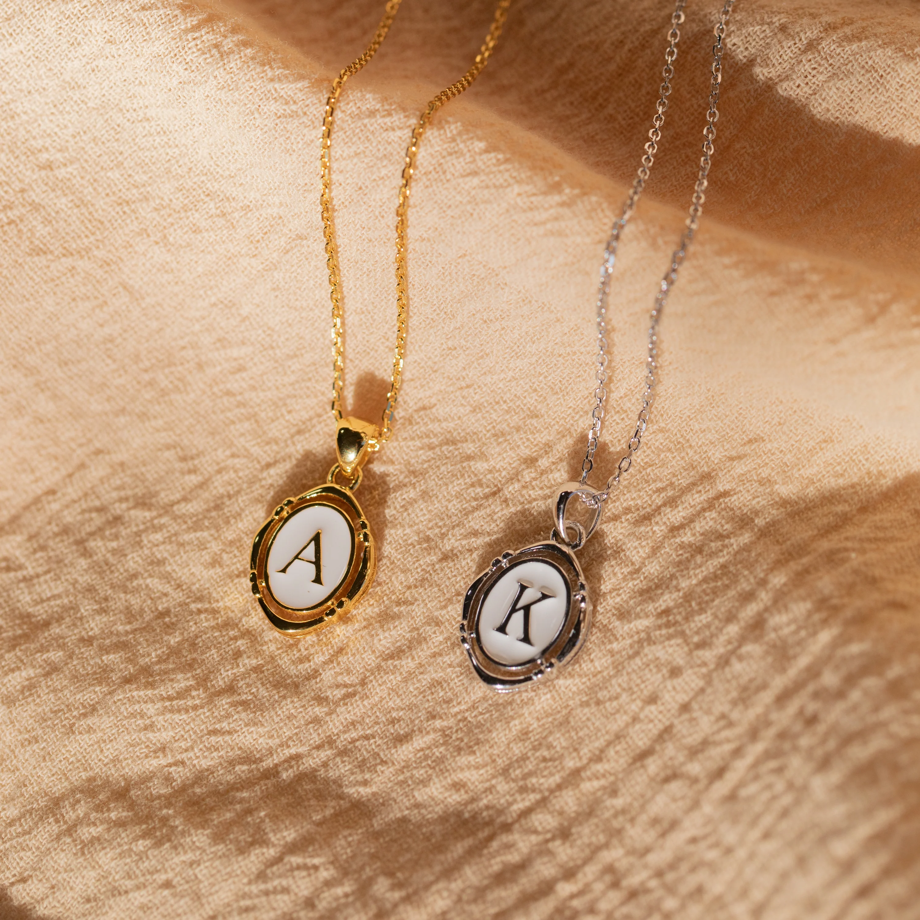 Initial Pendant Necklace - Image 5